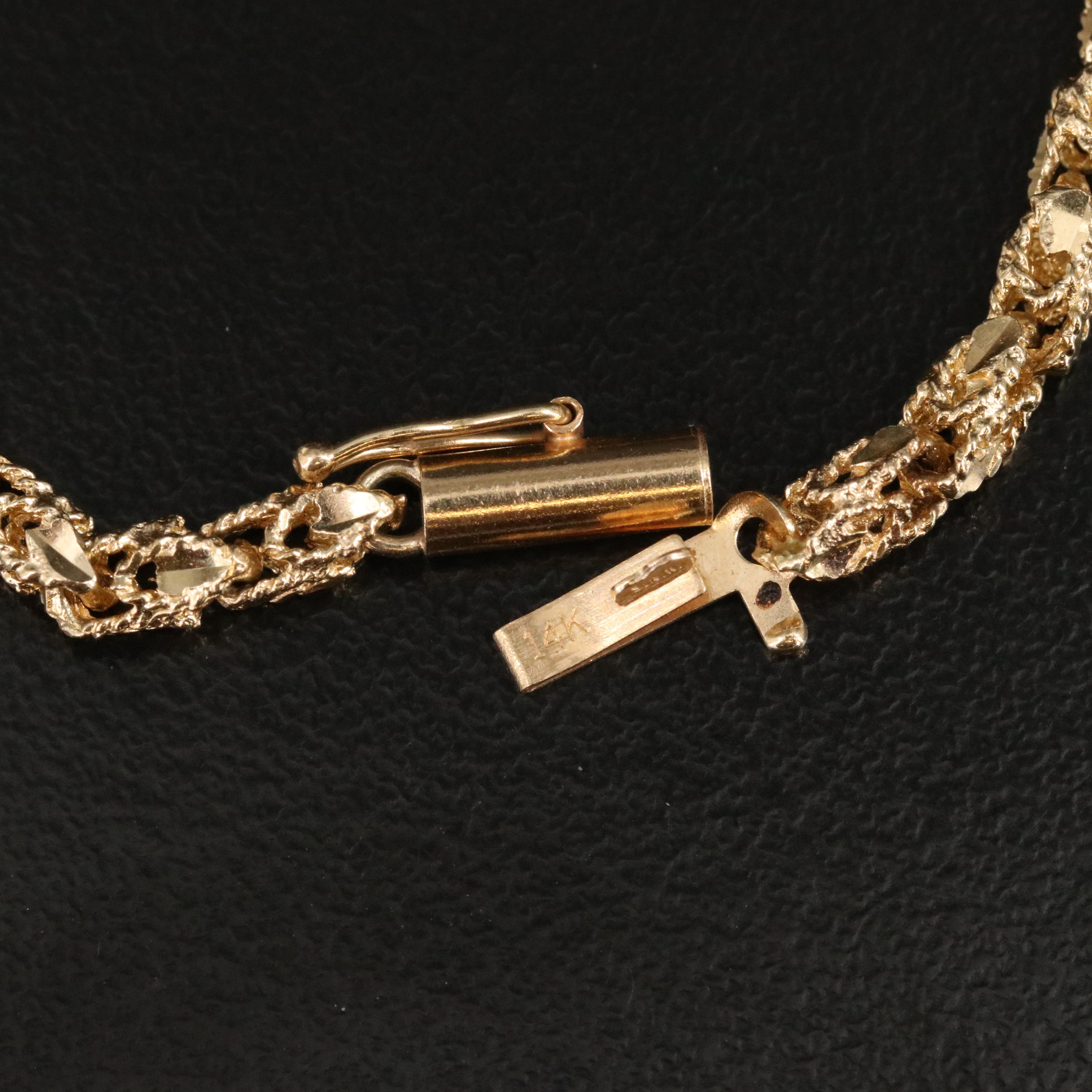14K Sparkle Chain Necklace