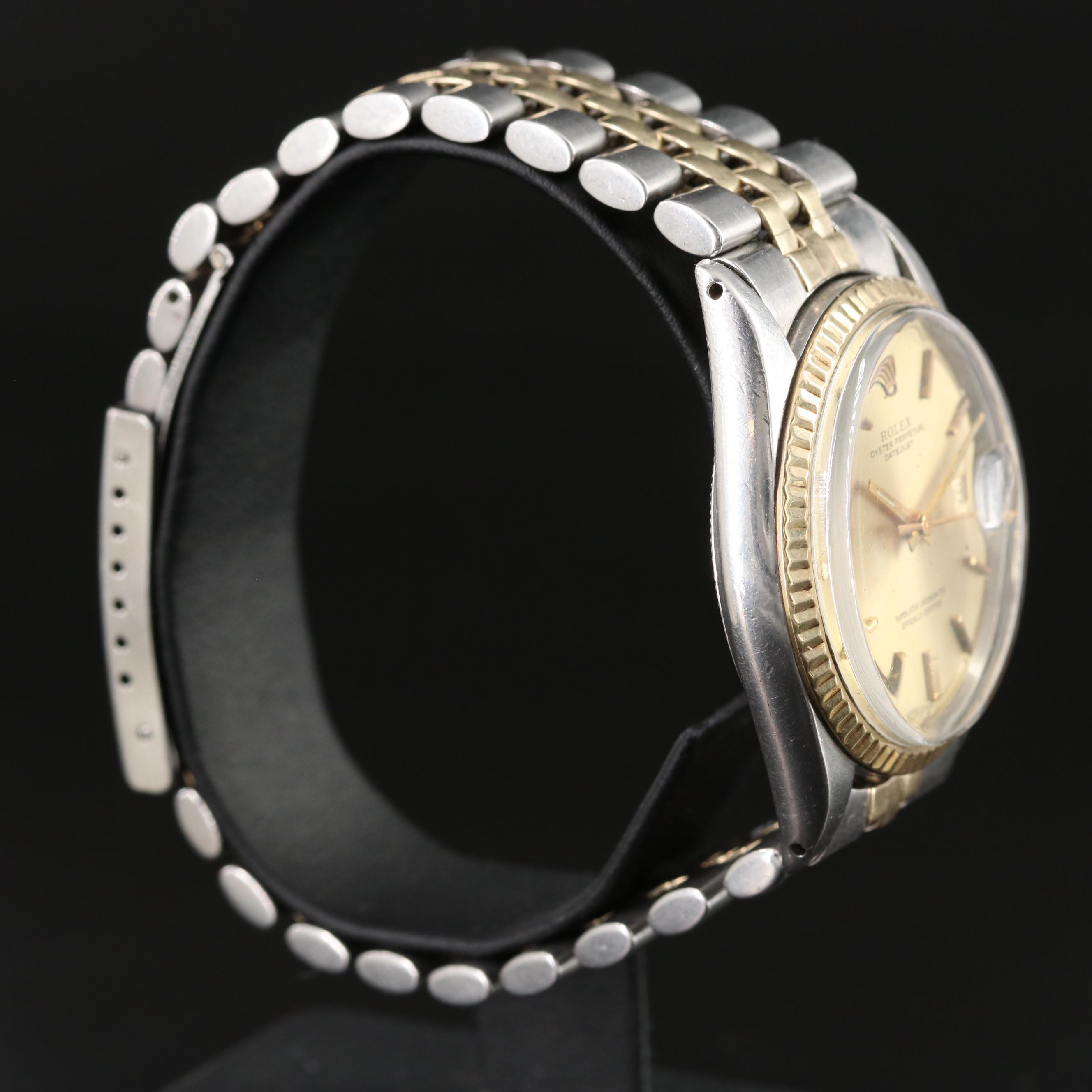 1970 Rolex Pie Pan Dial Datejust Watch
