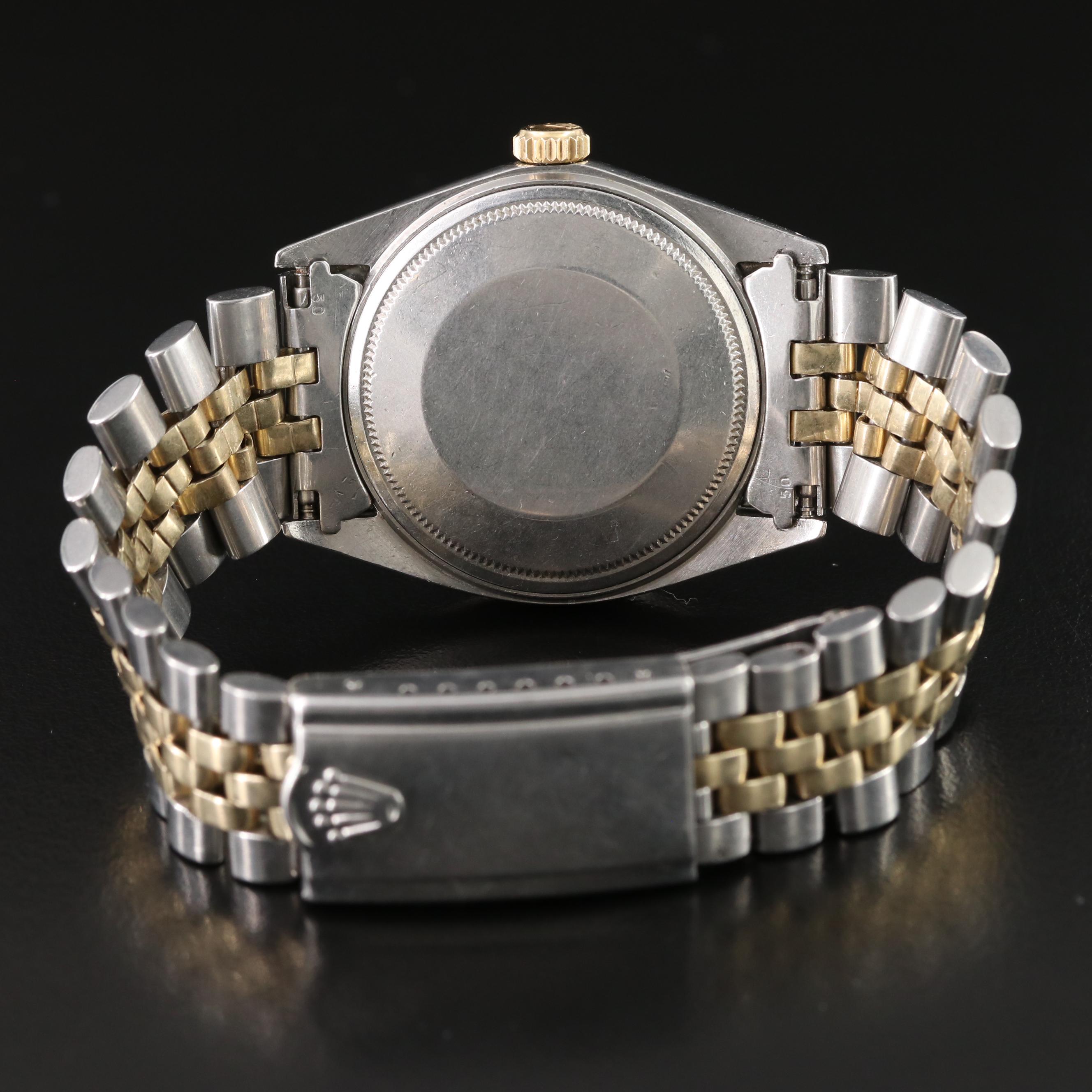 1970 Rolex Pie Pan Dial Datejust Watch