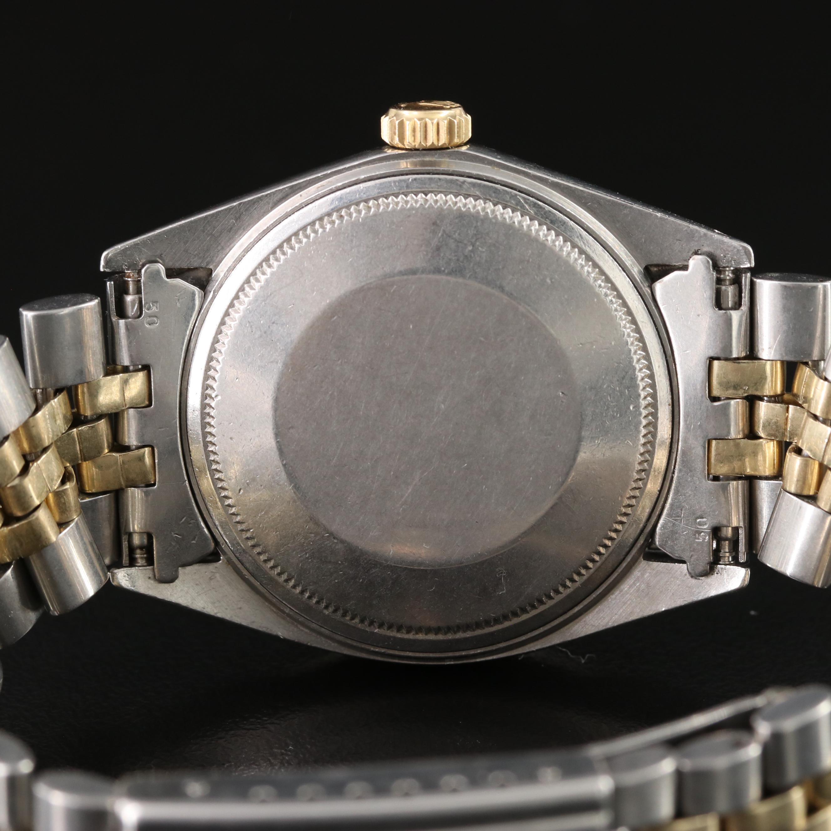 1970 Rolex Pie Pan Dial Datejust Watch