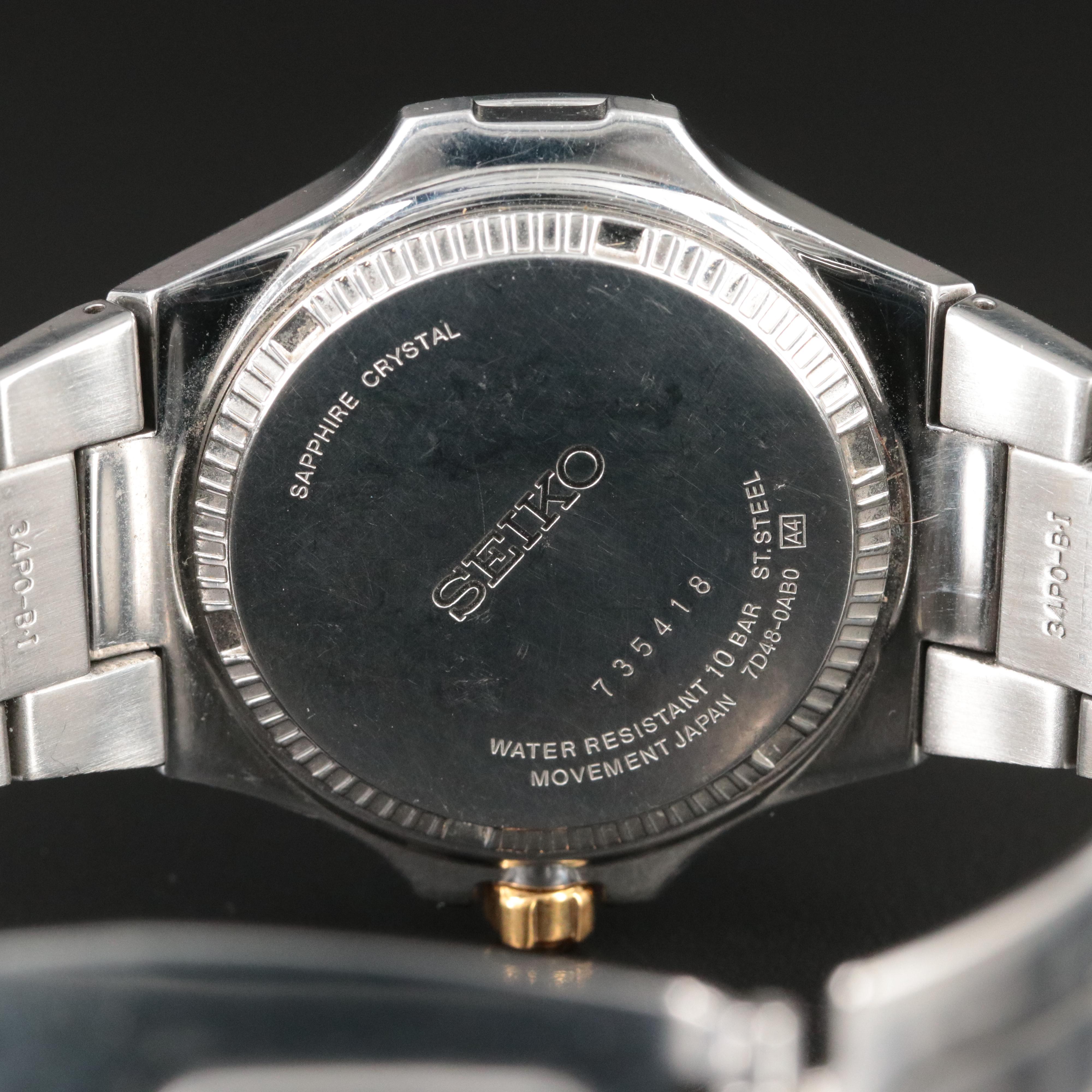 Seiko Coutura Kinetic Perpetual Quartz Watch