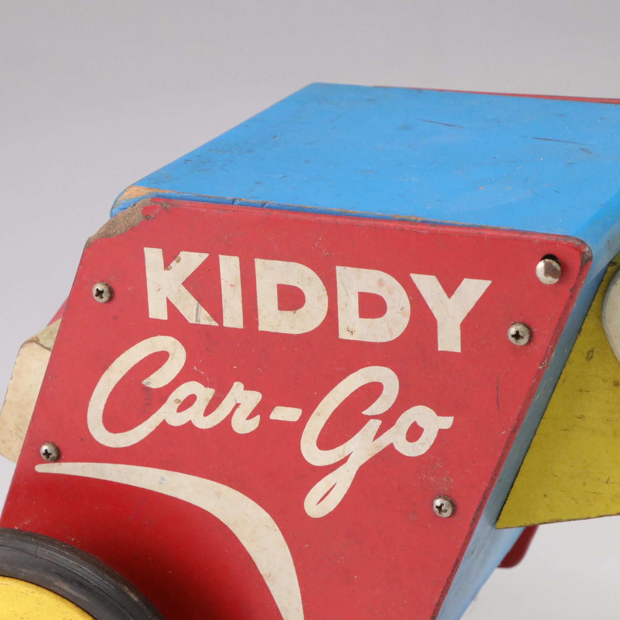 Playskool "Kiddy Car-Go" Painted Wood Tricycle