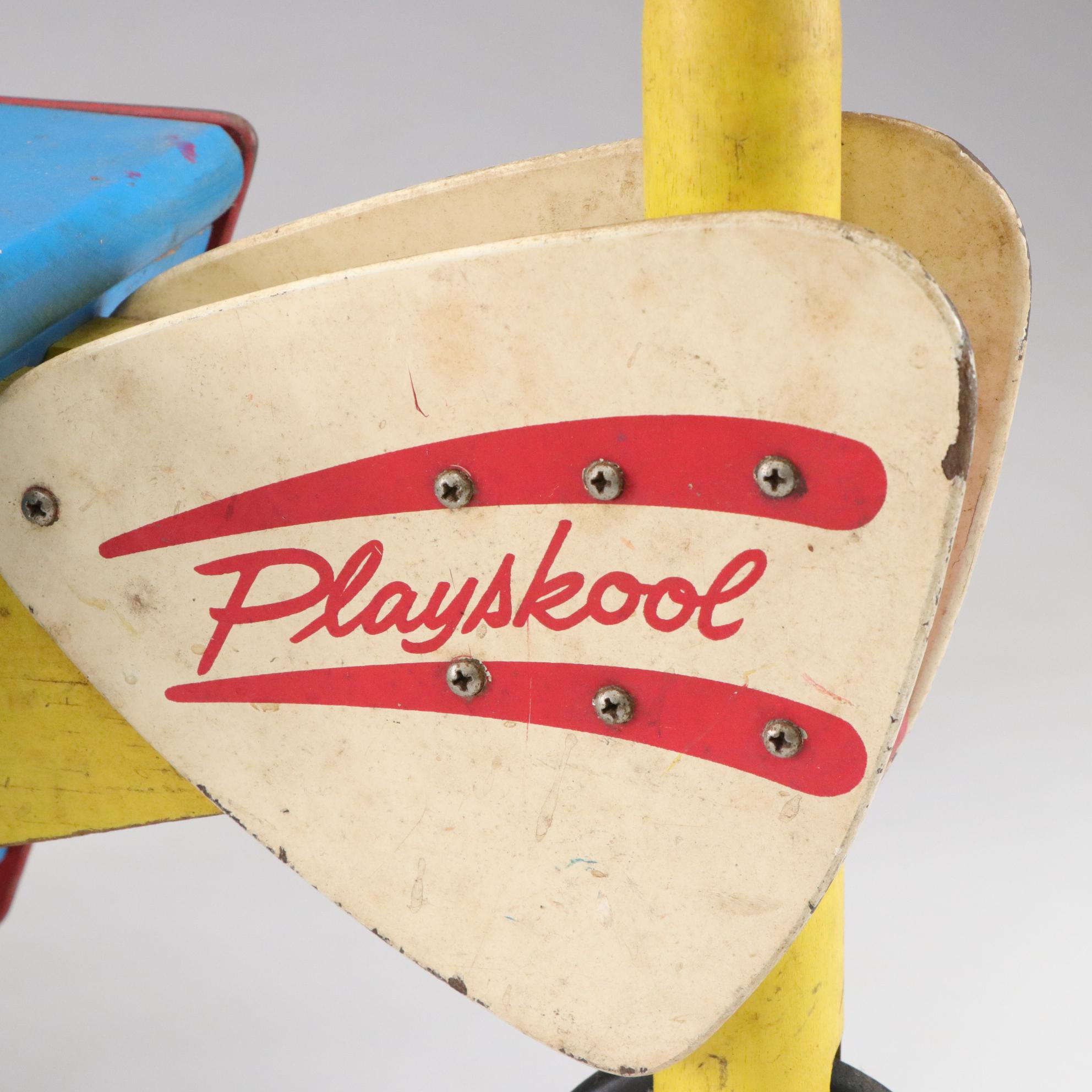 Playskool "Kiddy Car-Go" Painted Wood Tricycle