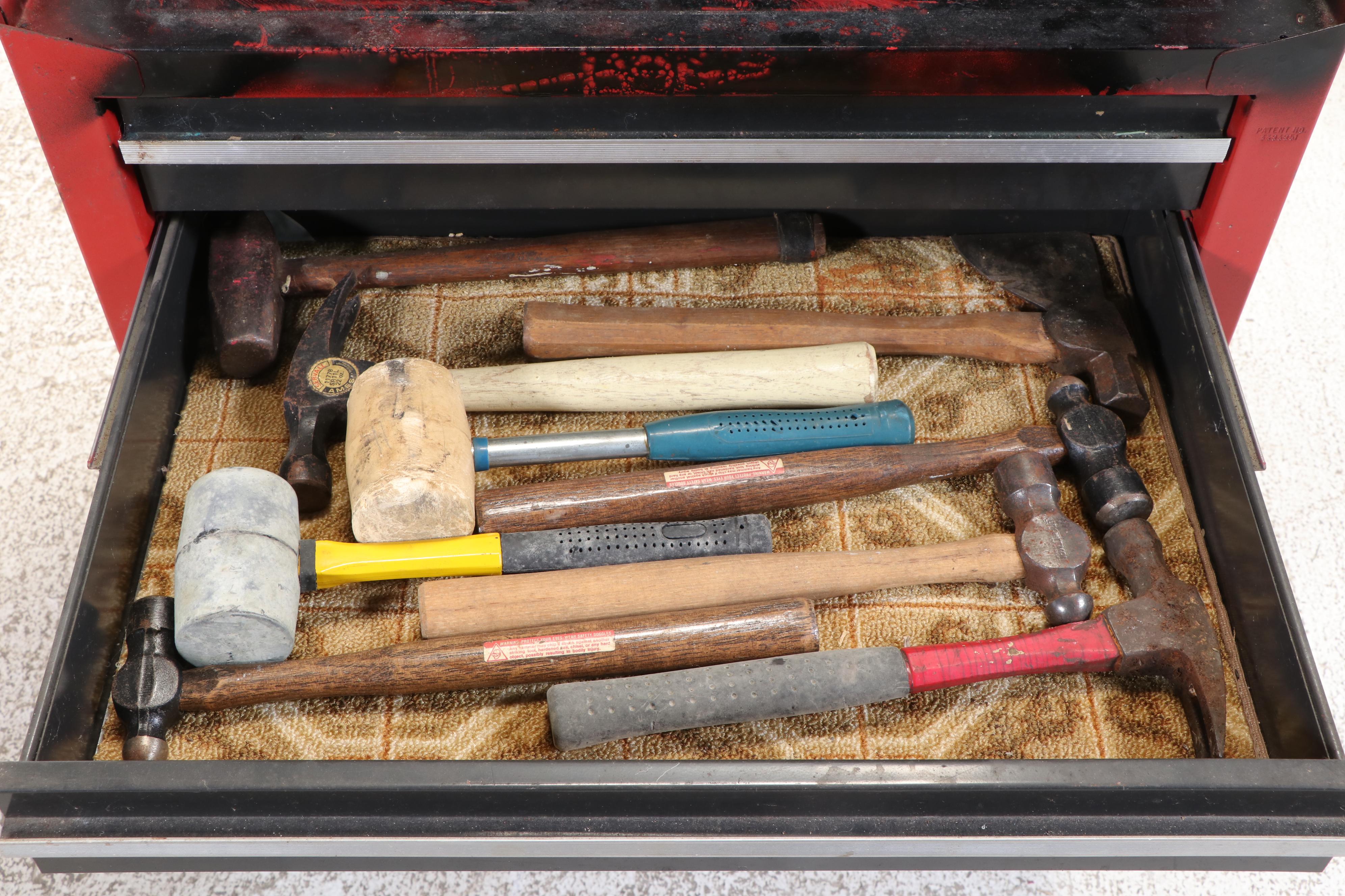 Craftsman Rolling Tool Cabinet with Screwdrivers, Clamps and More Tools