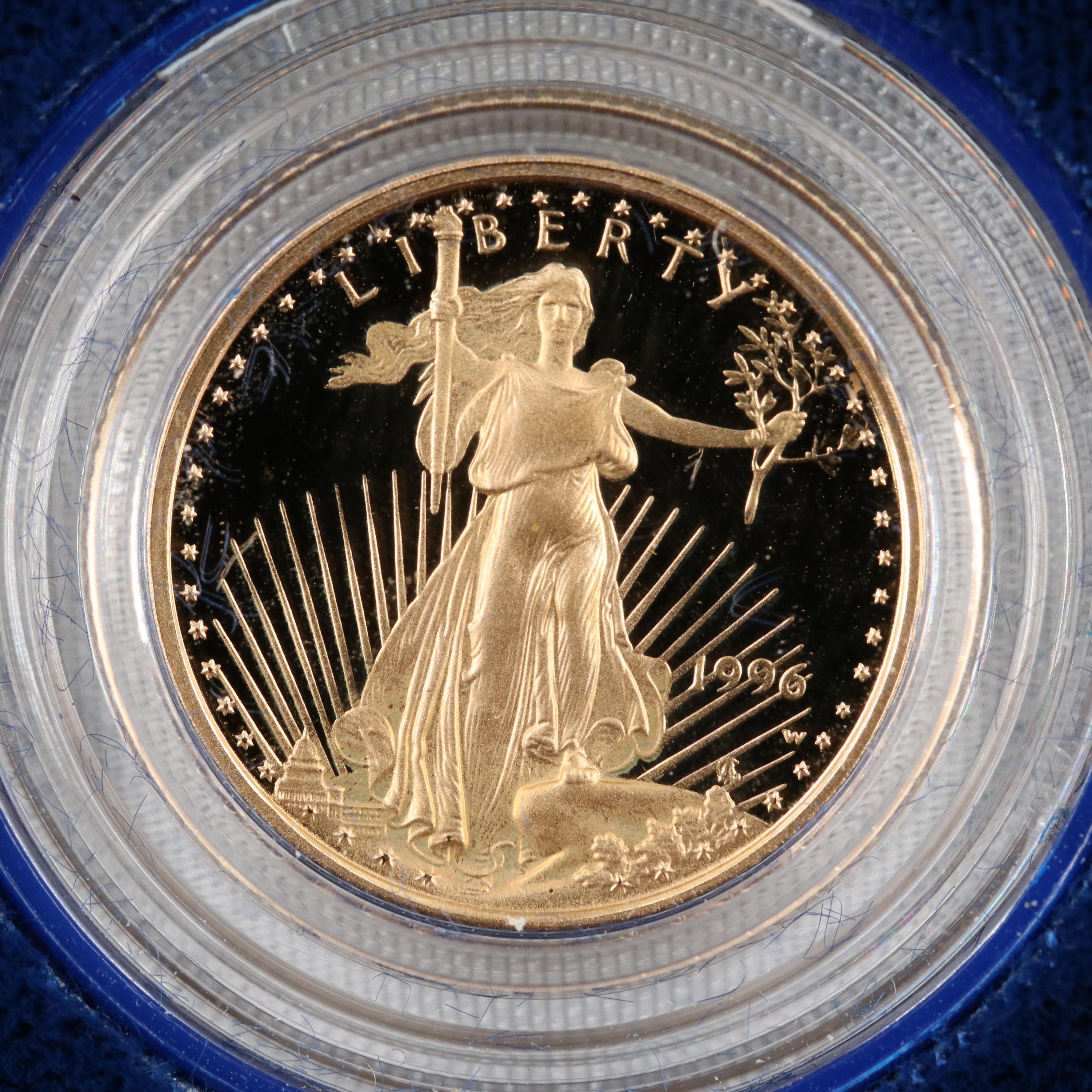 1996-W American Eagle 1/10 Ounce Gold Proof Coin