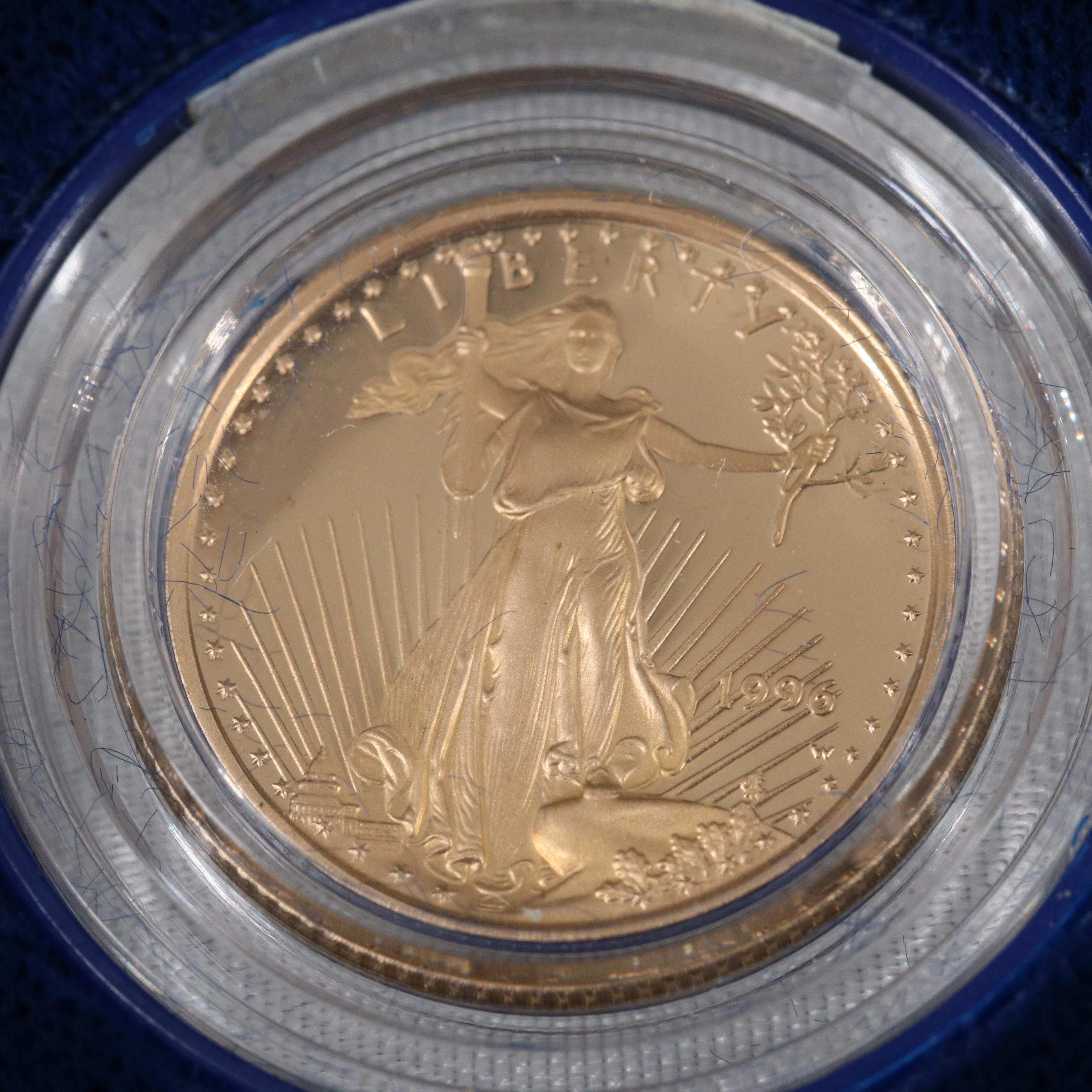 1996-W American Eagle 1/10 Ounce Gold Proof Coin