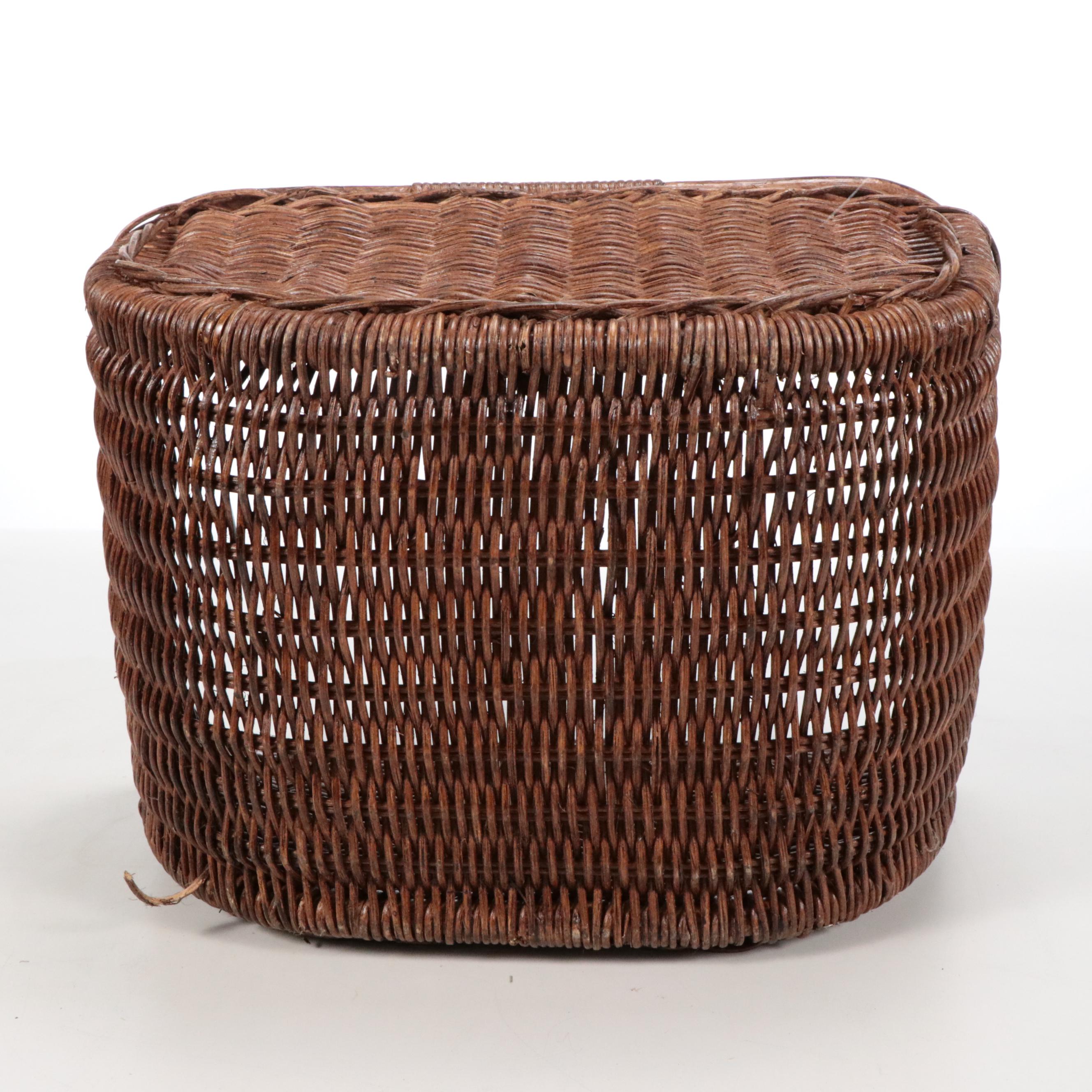 Procter & Gamble Wicker Picnic Basket and Igloo Cooler