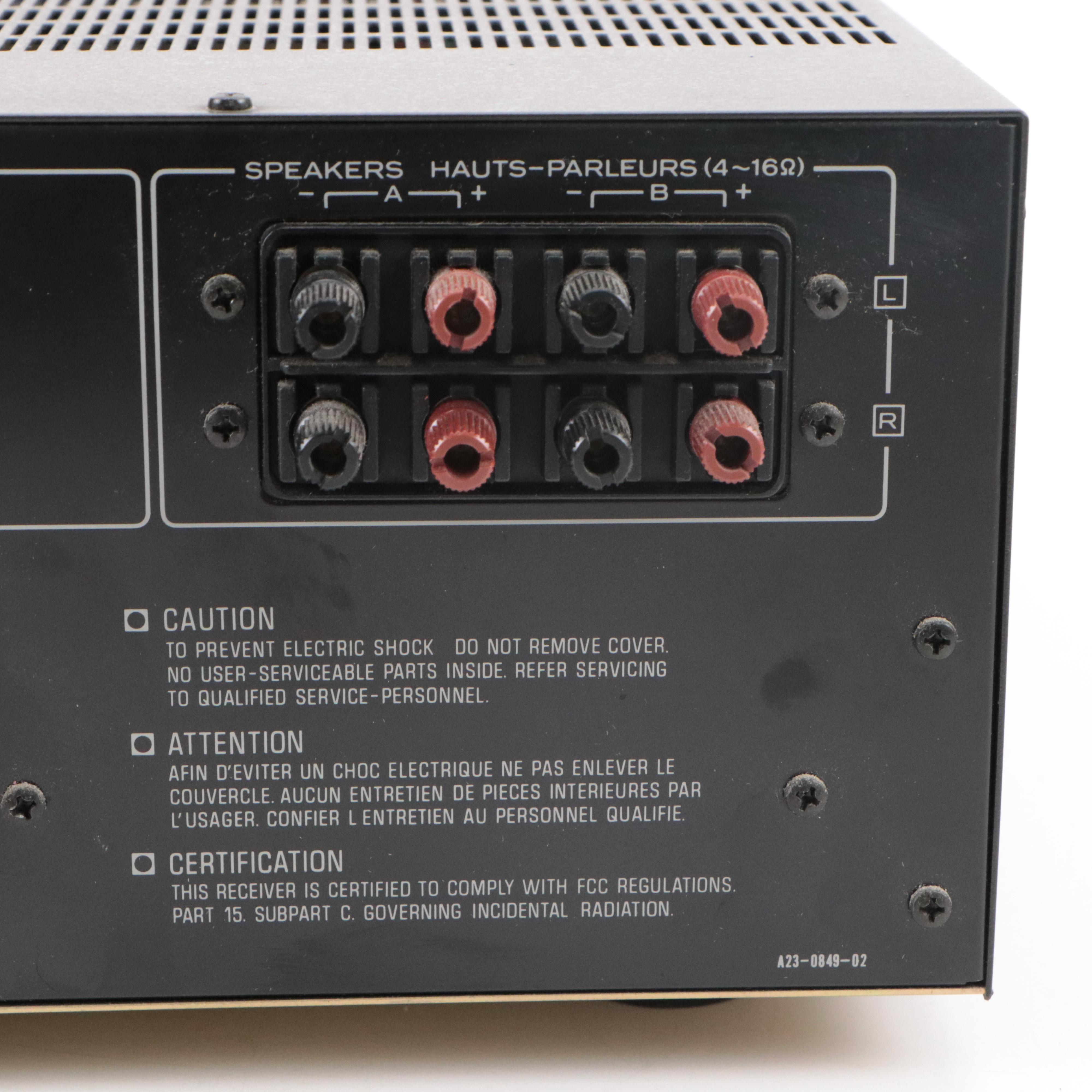 Kenwood KR-6030 AM-FM Stereo Tuner Amplifier, 1977–1980
