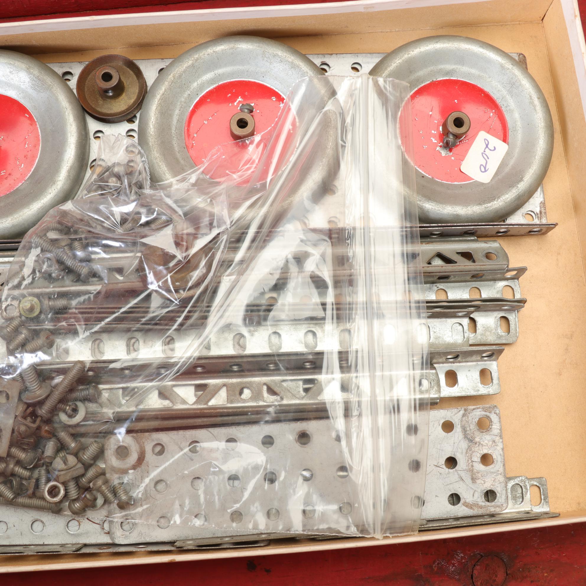 Gilbert Erector Set Wood Case, Mid 20th Century