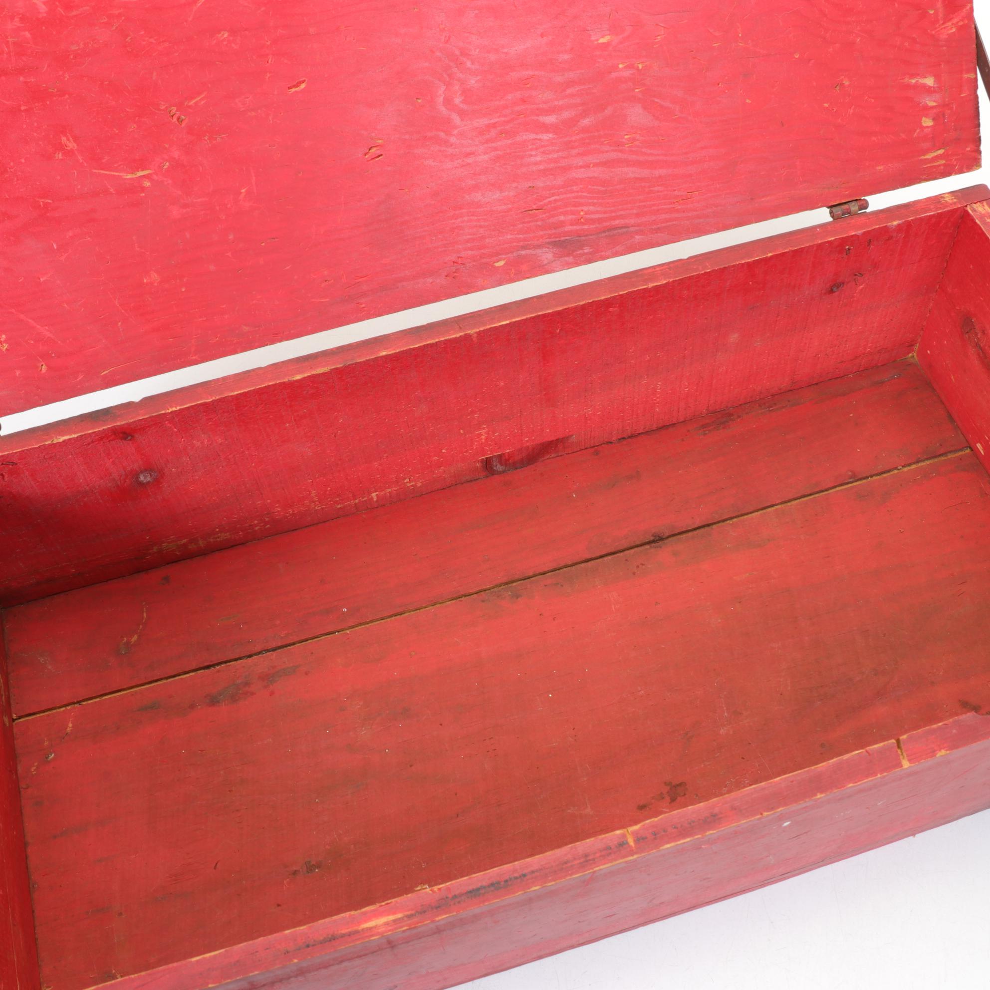 Gilbert Erector Set Wood Case, Mid 20th Century