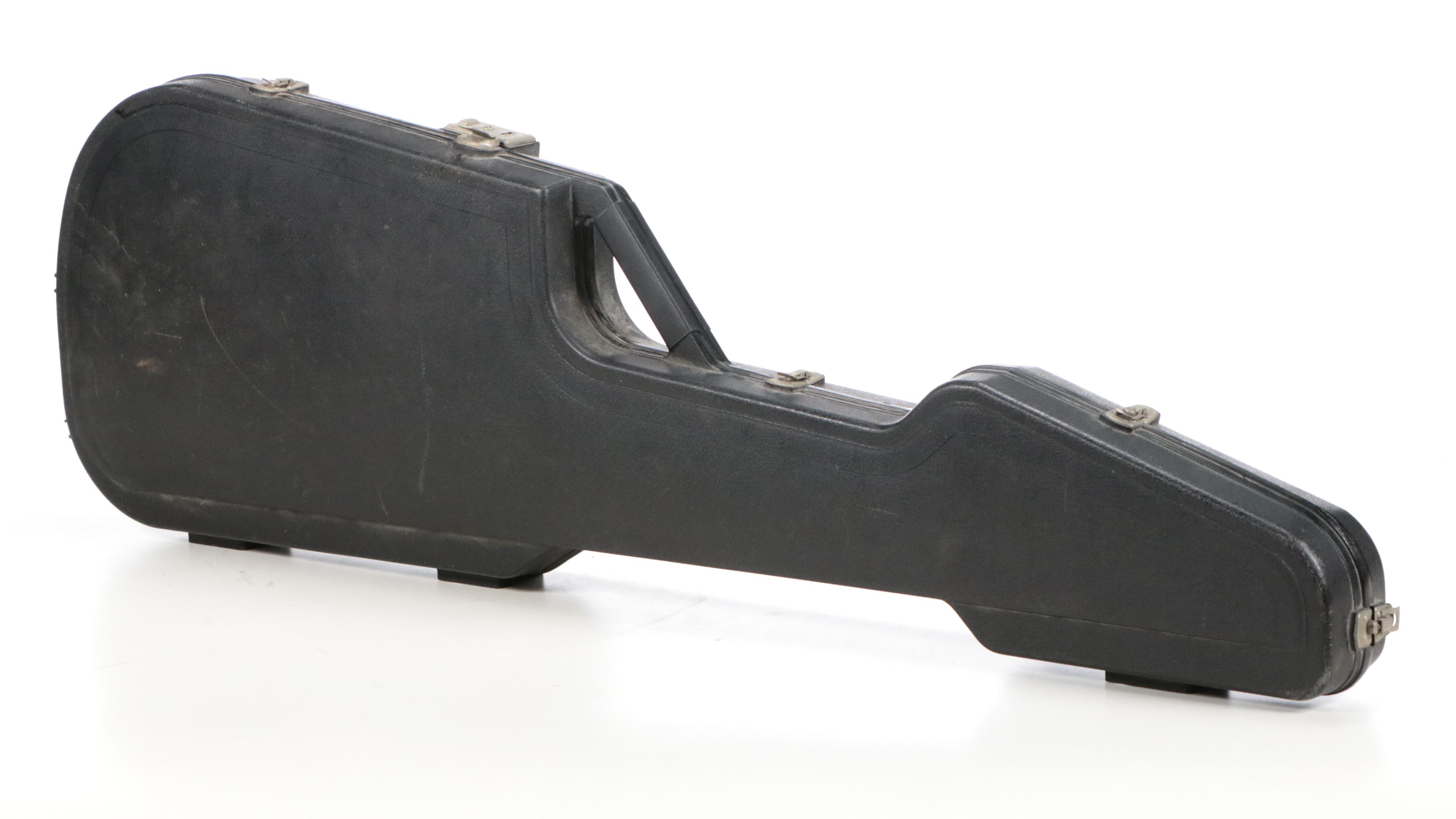 Japanese Lafayette Sunburst Finish Electric Guitar with Hardside Travel Case