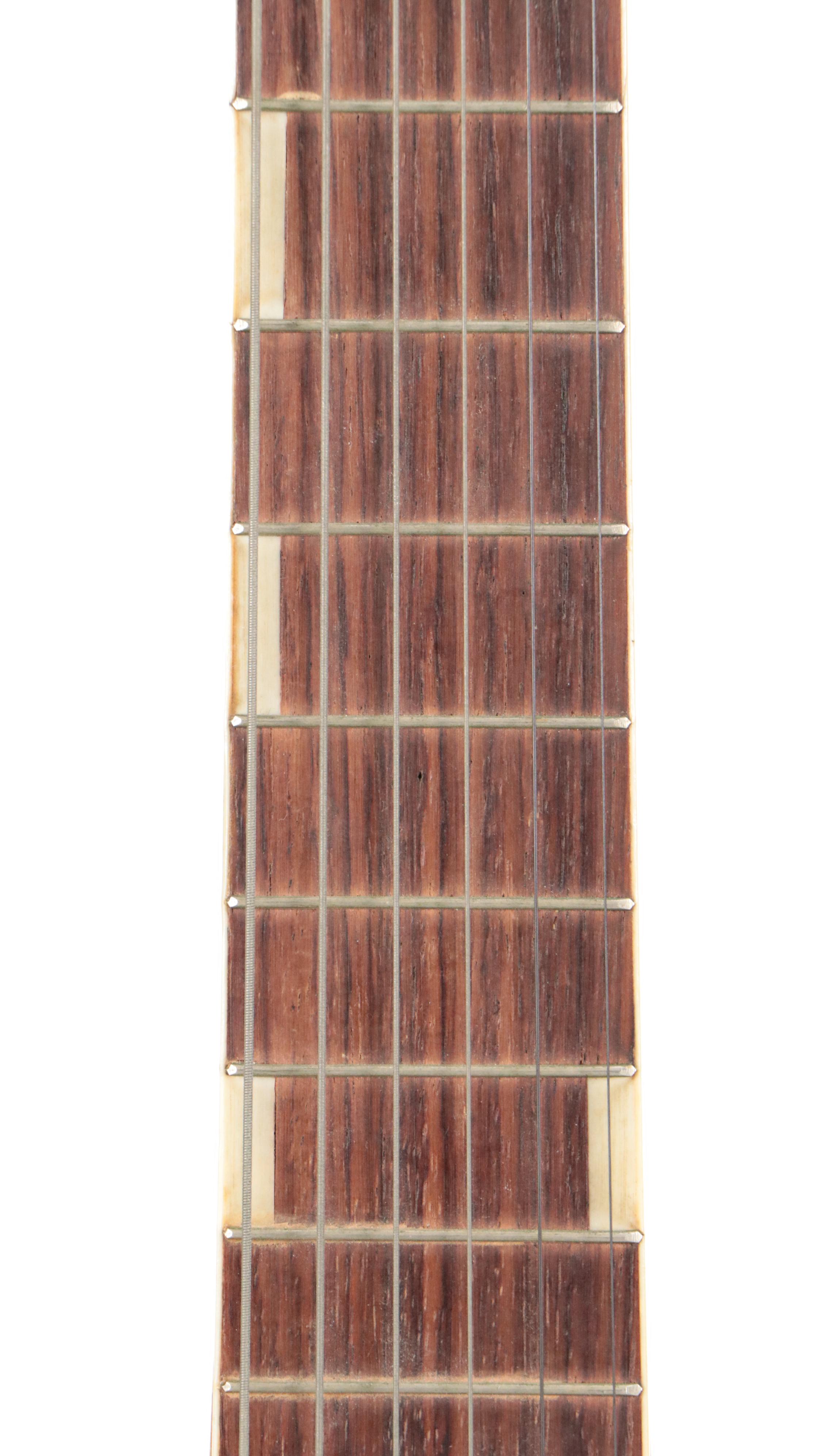 Japanese Lafayette Sunburst Finish Electric Guitar with Hardside Travel Case