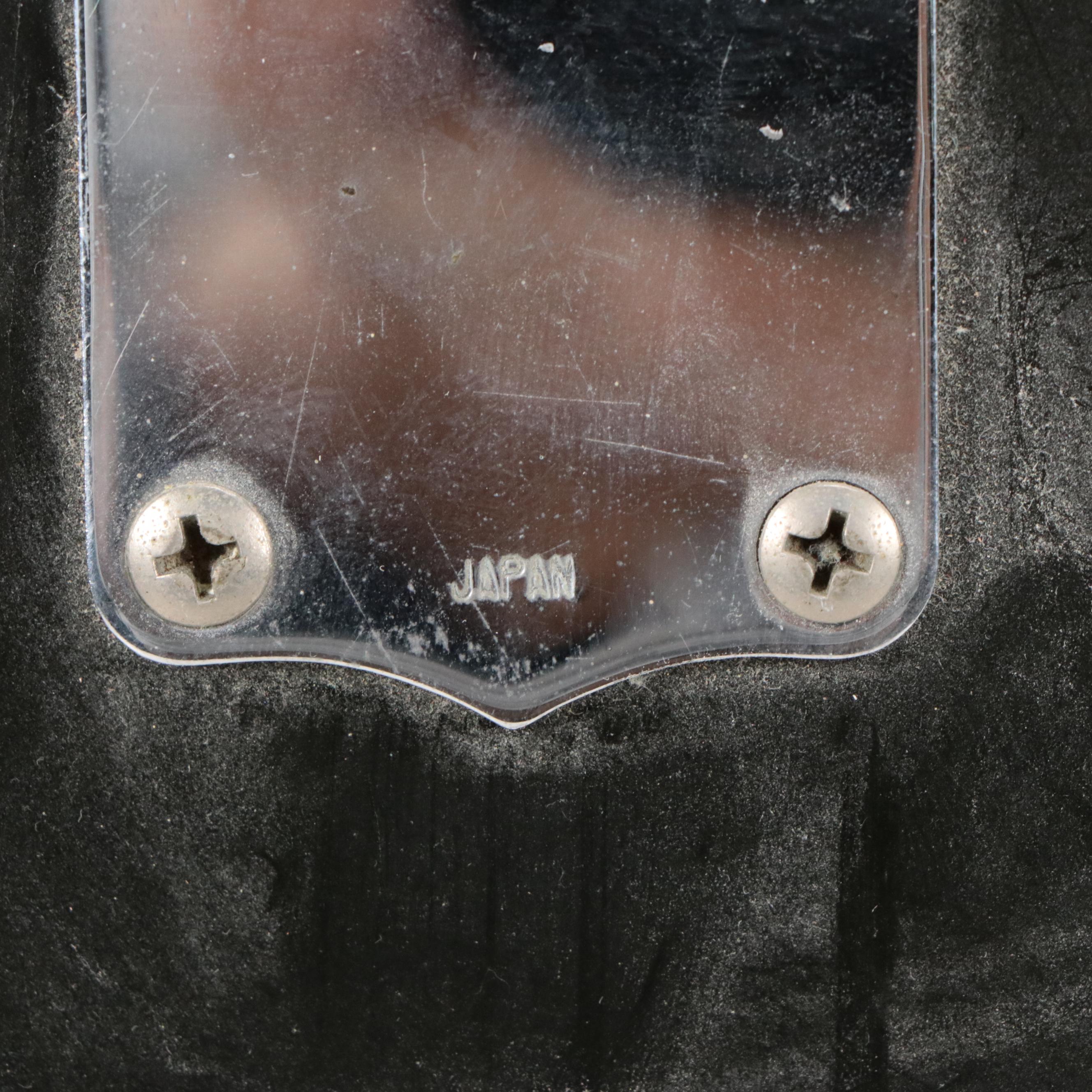 Japanese Lafayette Sunburst Finish Electric Guitar with Hardside Travel Case