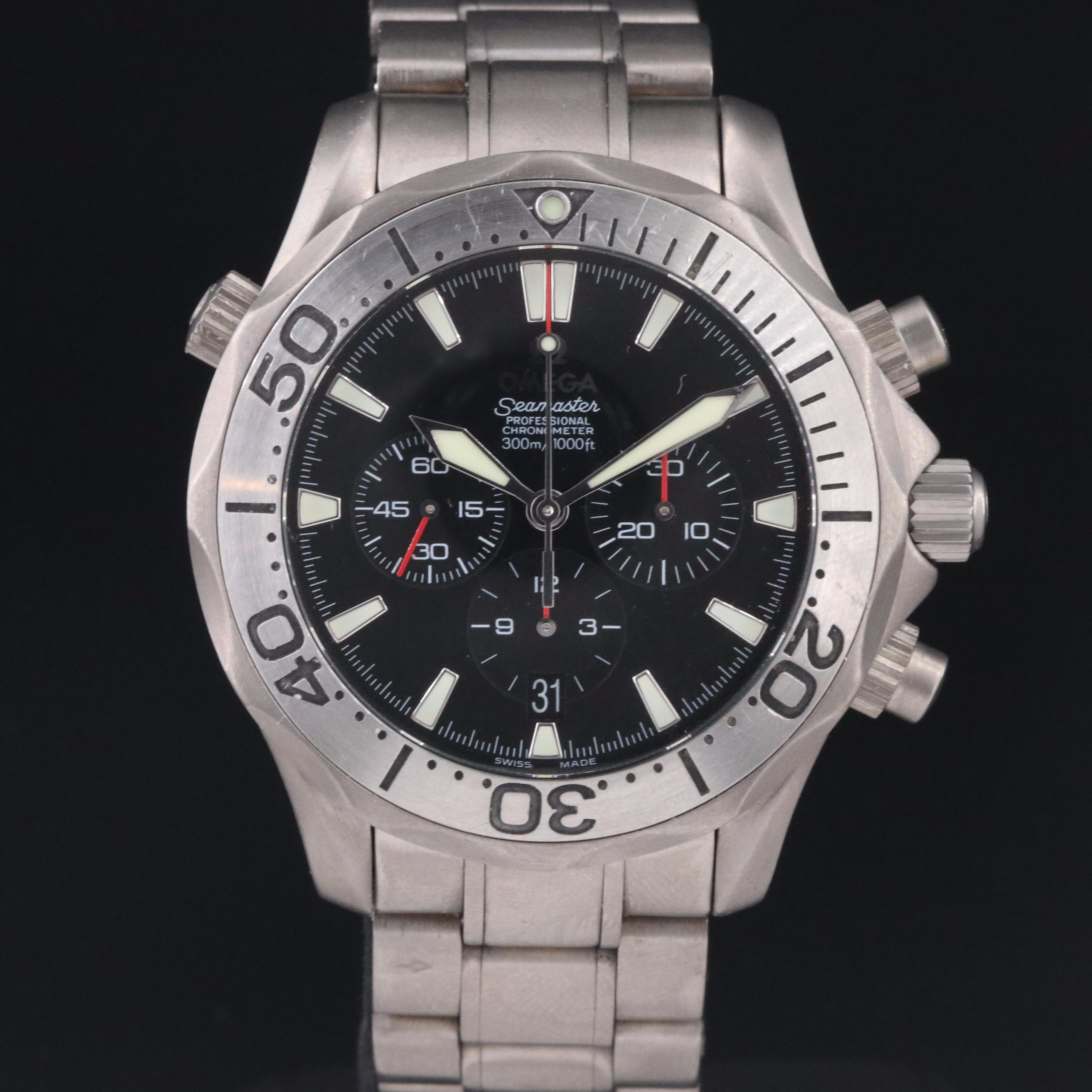 2006 Omega Seamaster Chrono Diver Titanium Watch