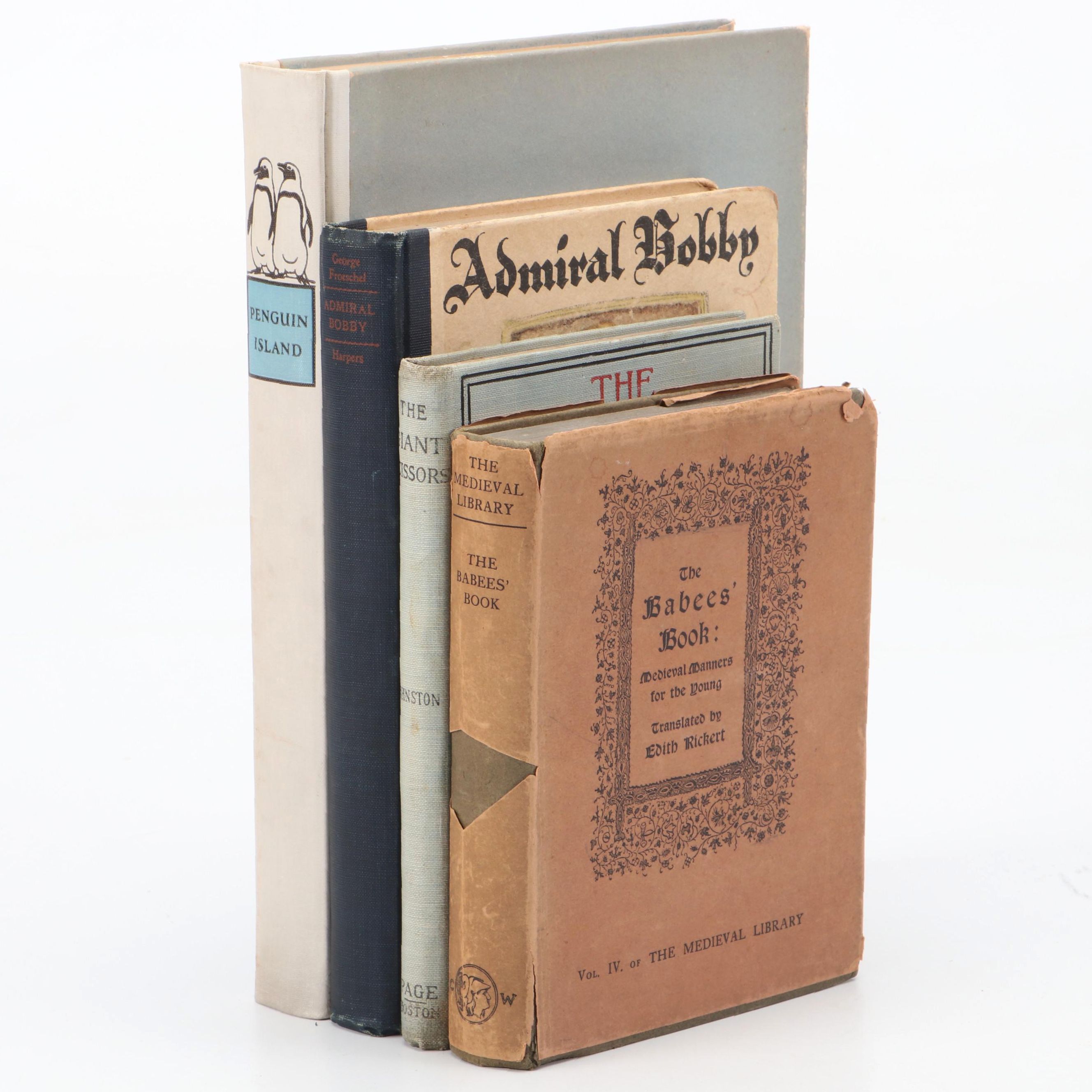 First Edition "Admiral Bobby" by George Froeschel and More Books