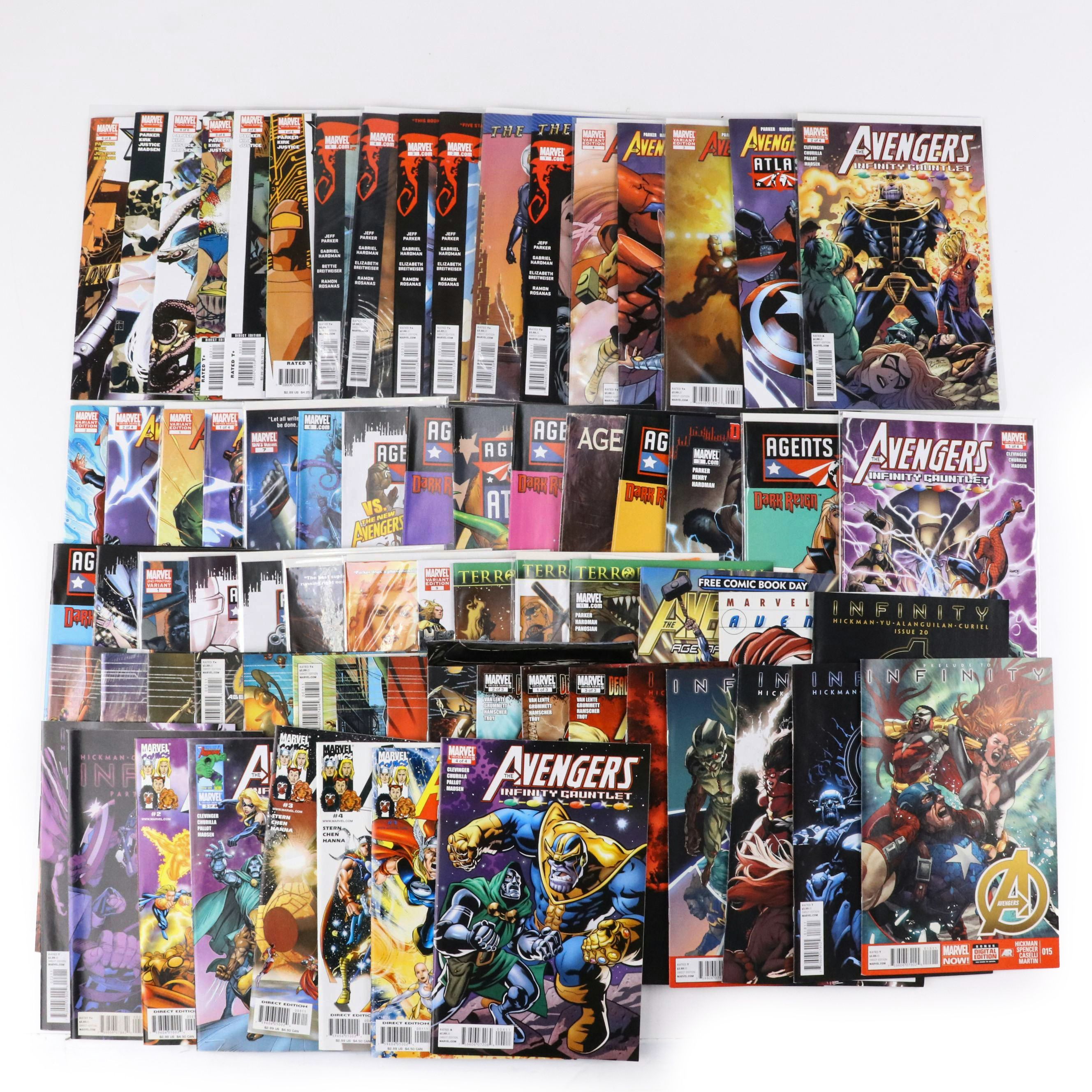 Modern Age Marvel Comics Featuring "Avengers vs Atlas," "Age of Ultron," More