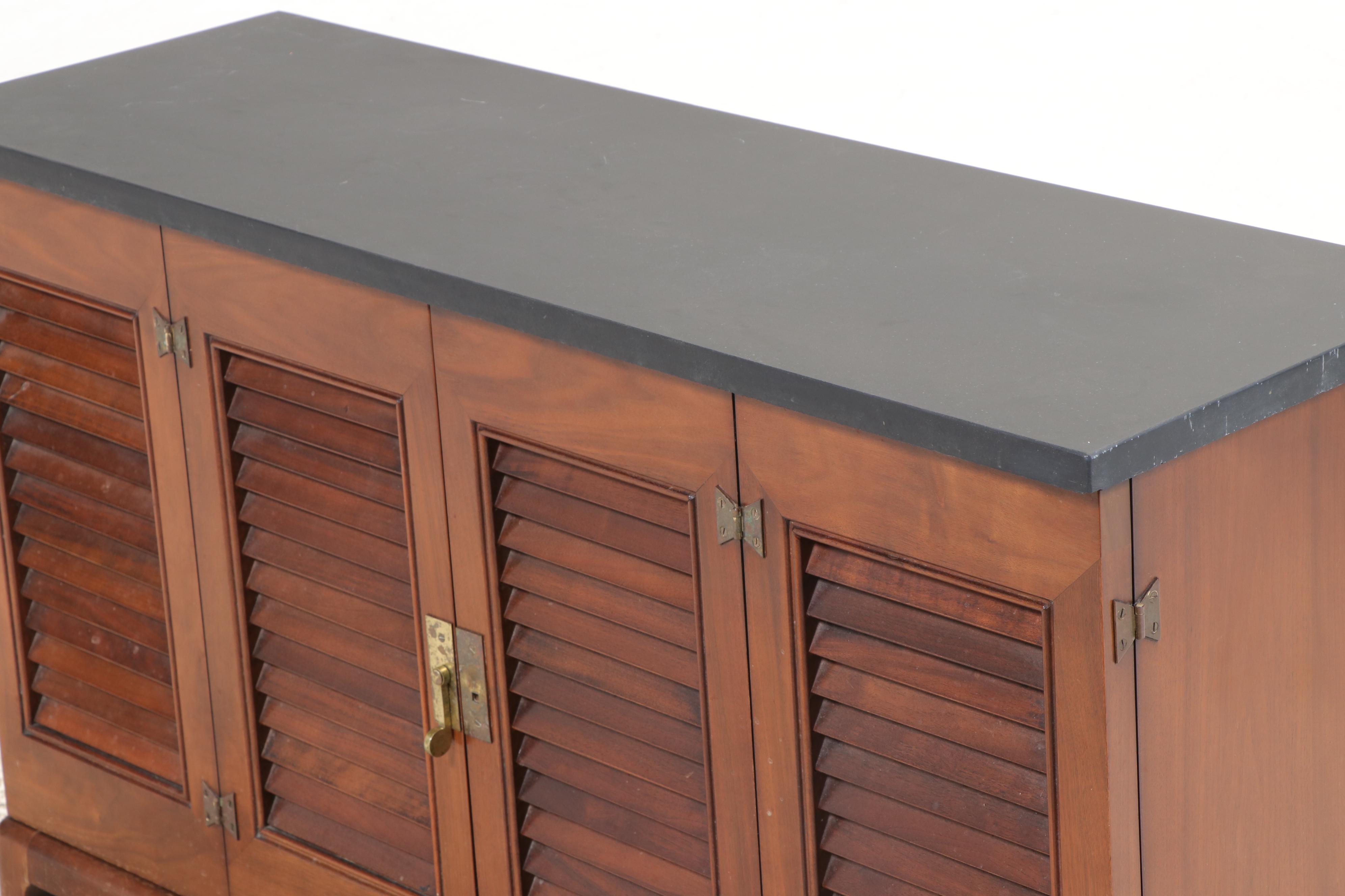 Wooden Shutter Front Sideboard