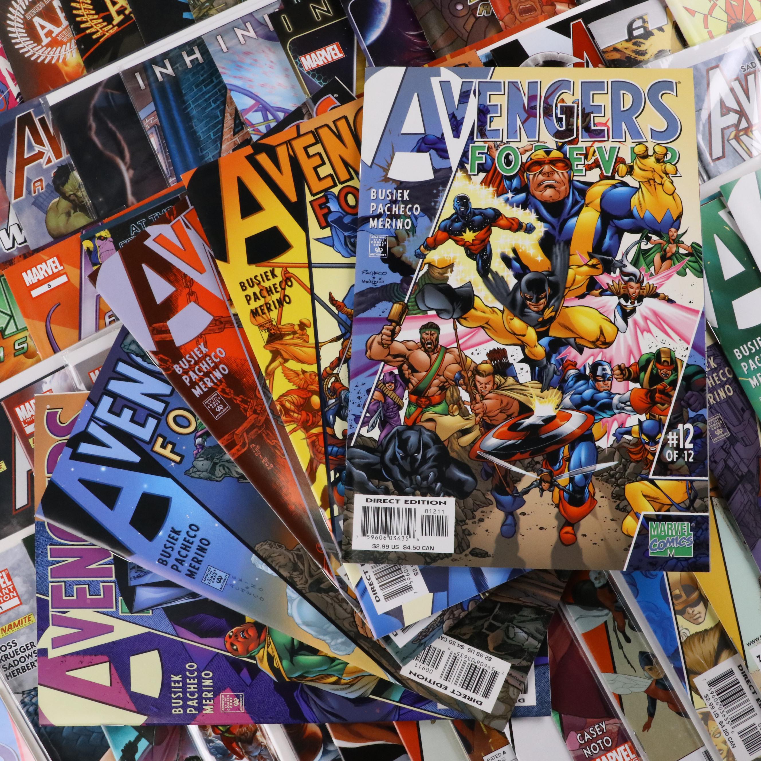 Modern Age Marvel Comics Featuring "Avengers Forever," "Avengers Invaders," More