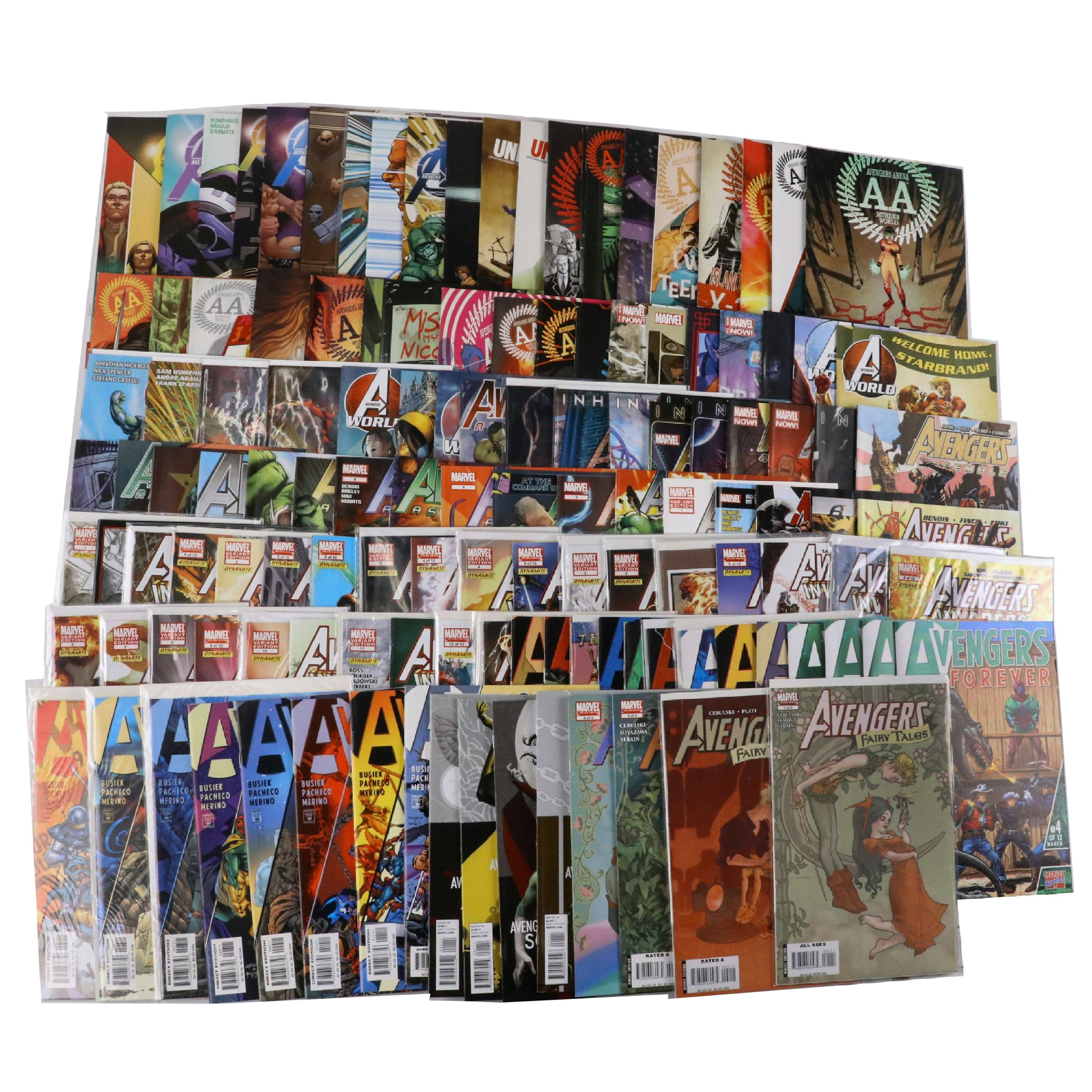 Modern Age Marvel Comics Featuring "Avengers Forever," "Avengers Invaders," More