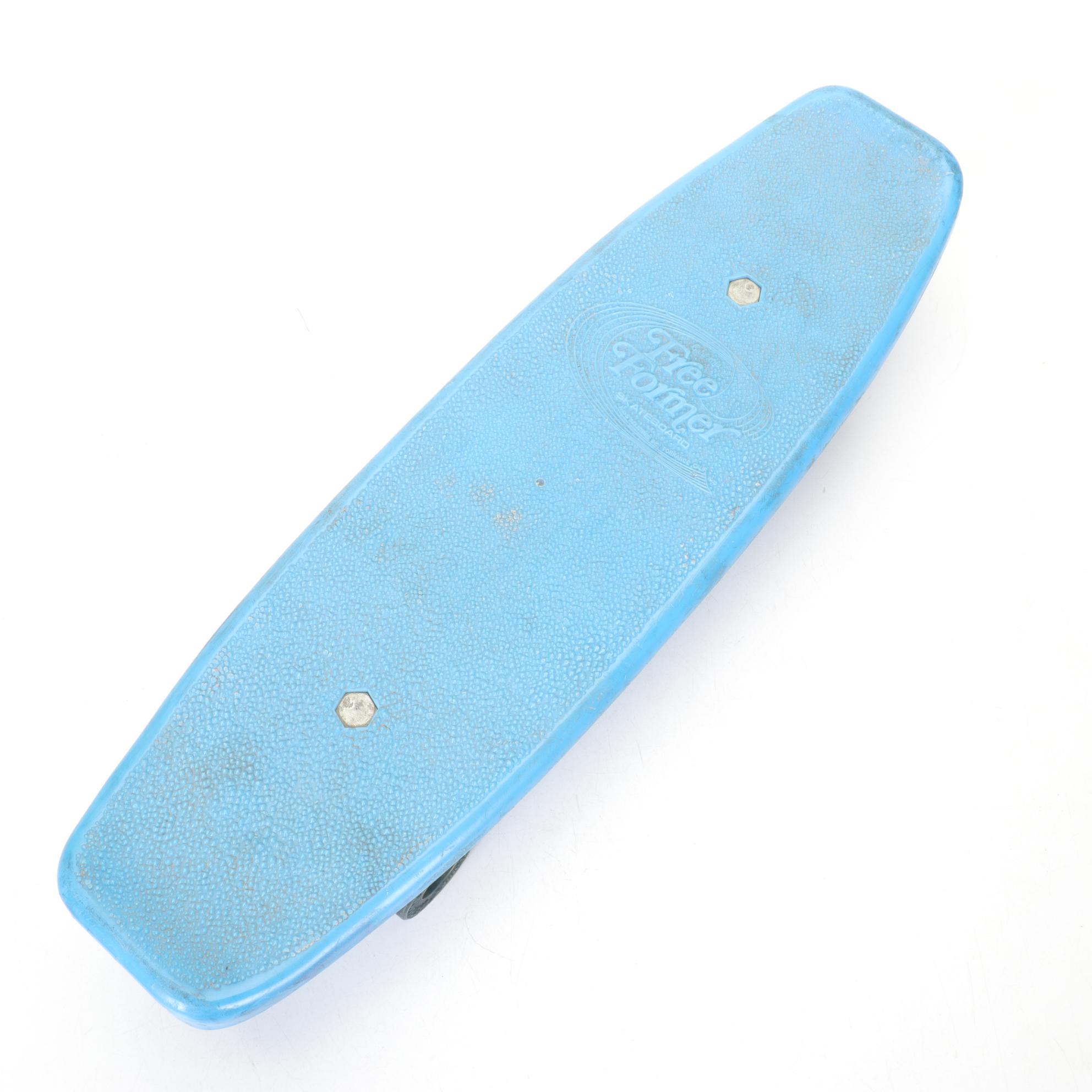 California Free Former Blue Penny Skateboard with Makaha Wedge Skateboard Decks