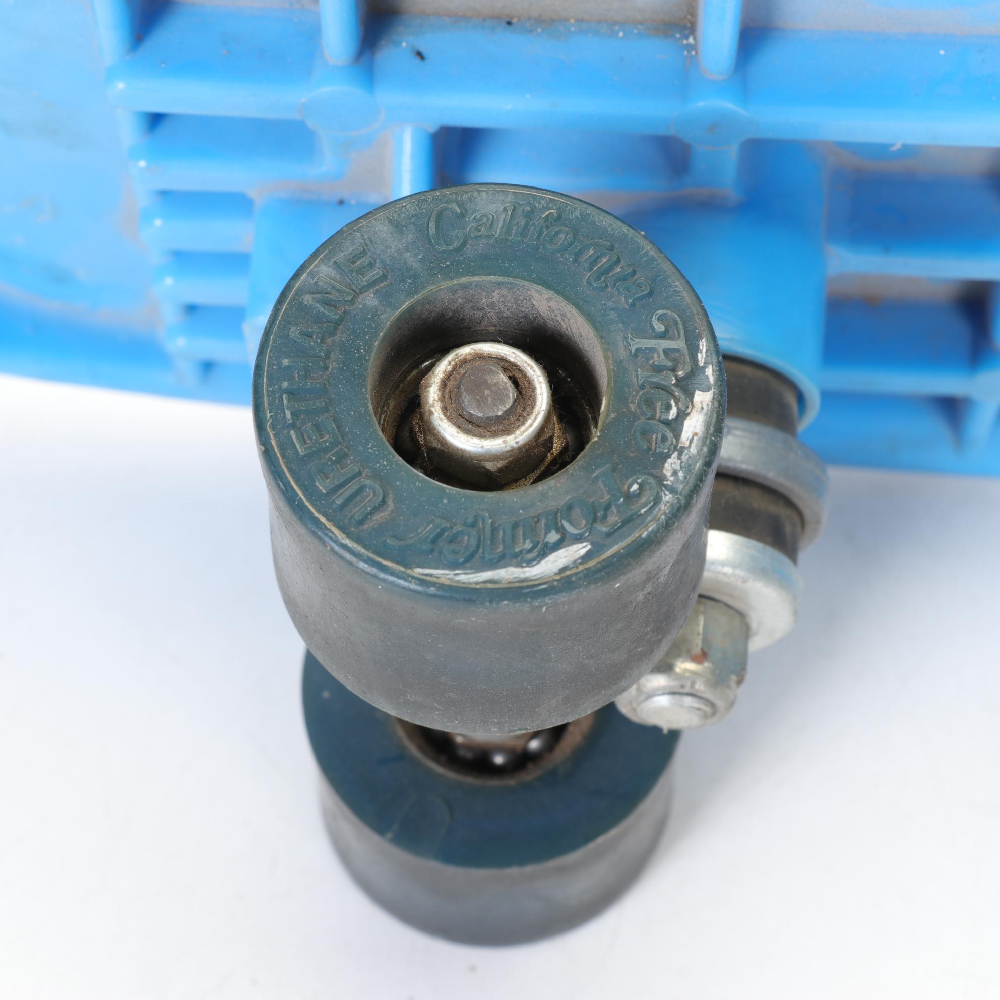 California Free Former Blue Penny Skateboard with Makaha Wedge Skateboard Decks