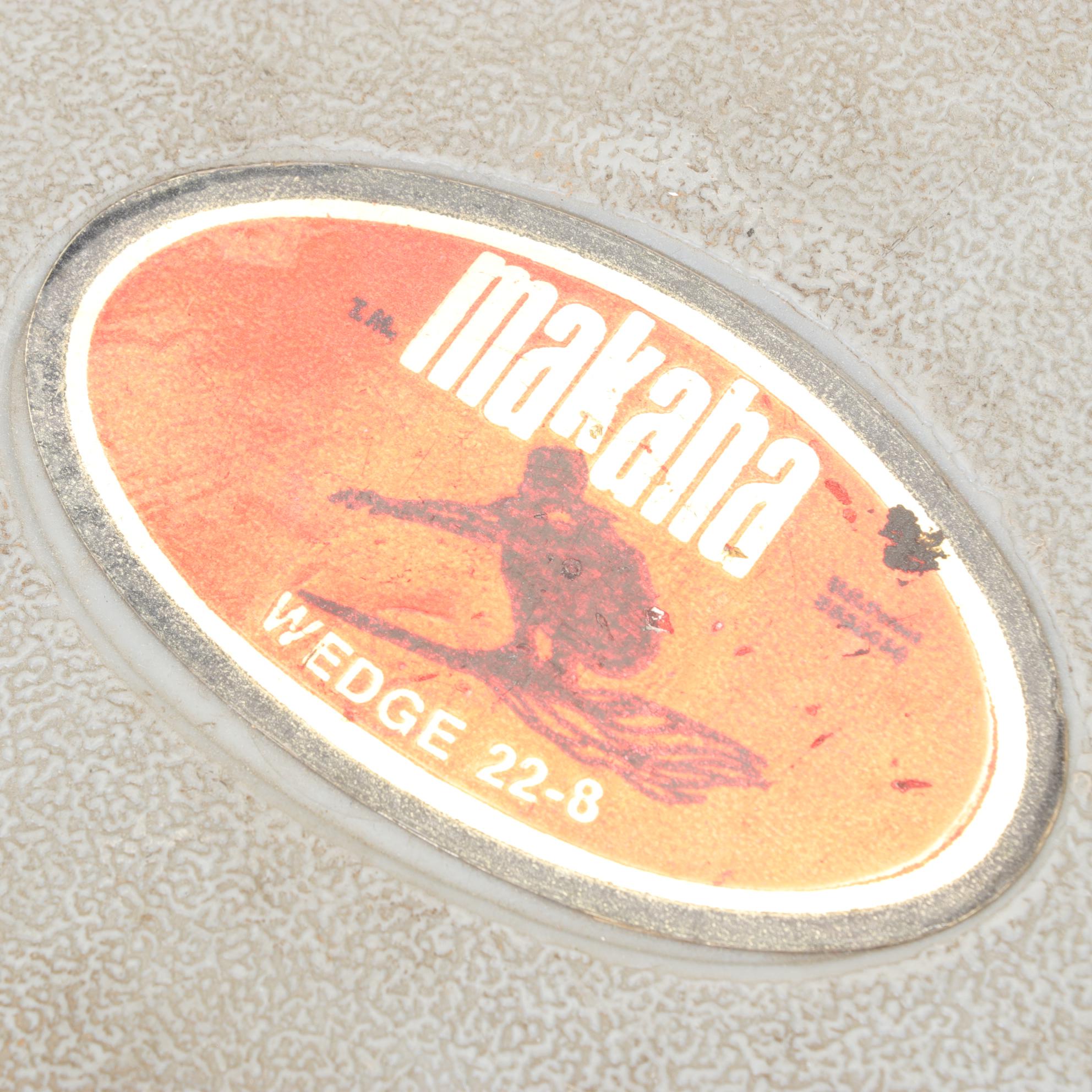 California Free Former Blue Penny Skateboard with Makaha Wedge Skateboard Decks