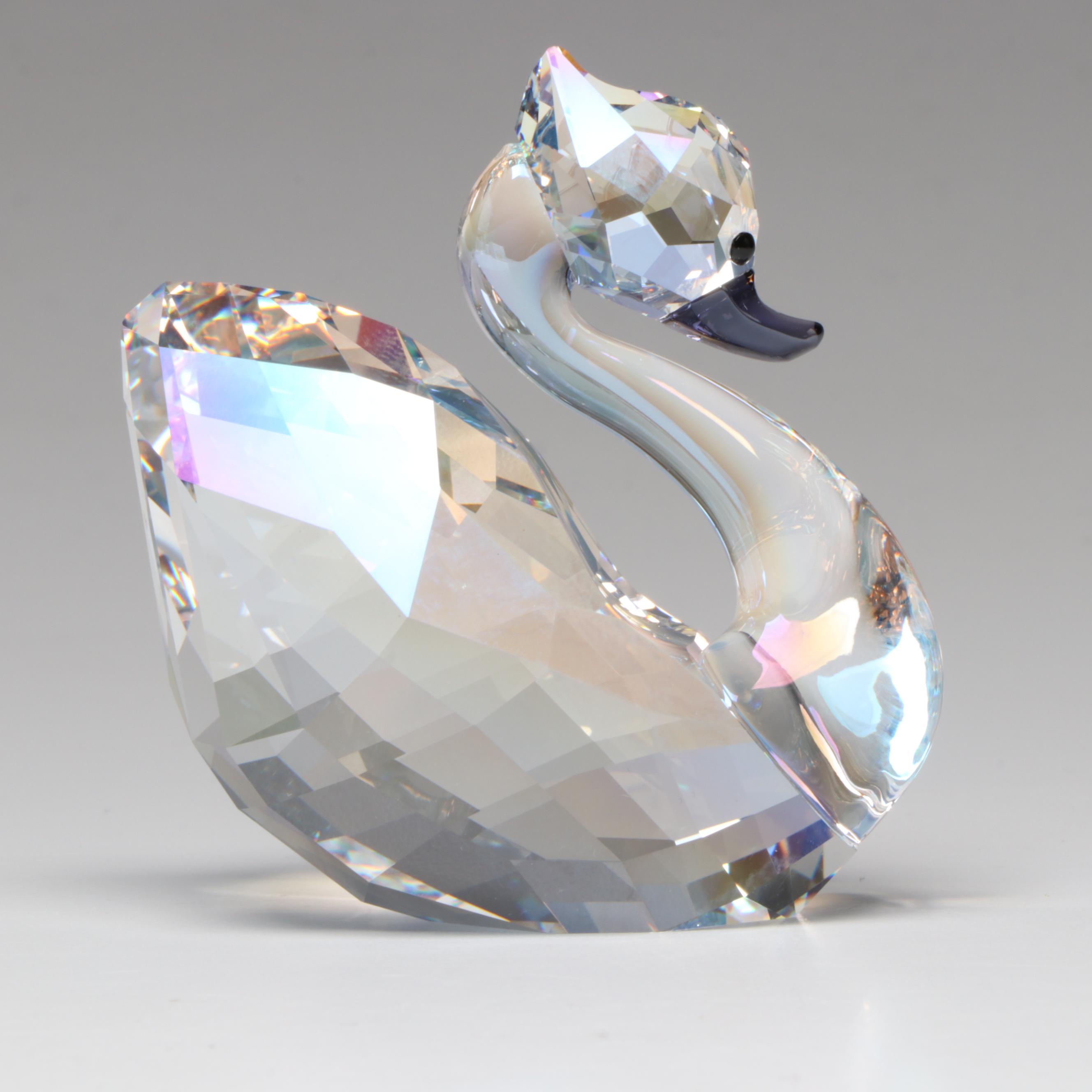 Swarovski "Audrey on Broadway" and "Romeo" Crystal Figurines