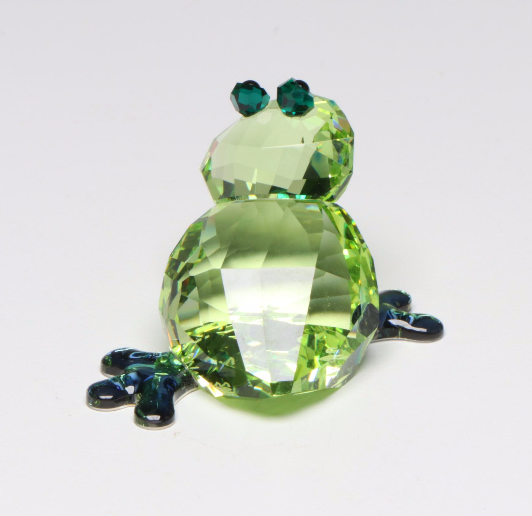 Swarovski "Audrey on Broadway" and "Romeo" Crystal Figurines