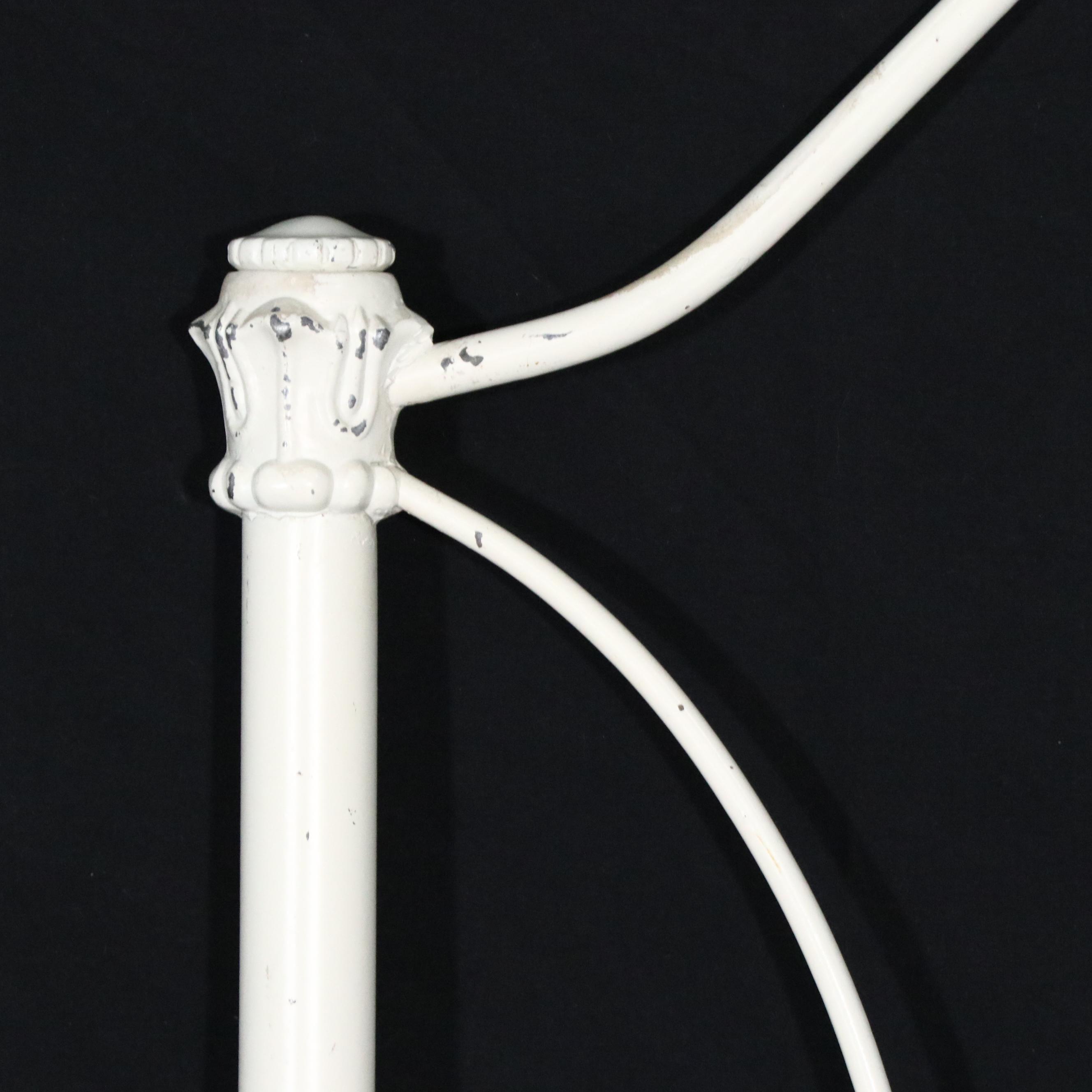 Pair of Pottery Barn Kids Victorian Style Painted Metal Bed Frames