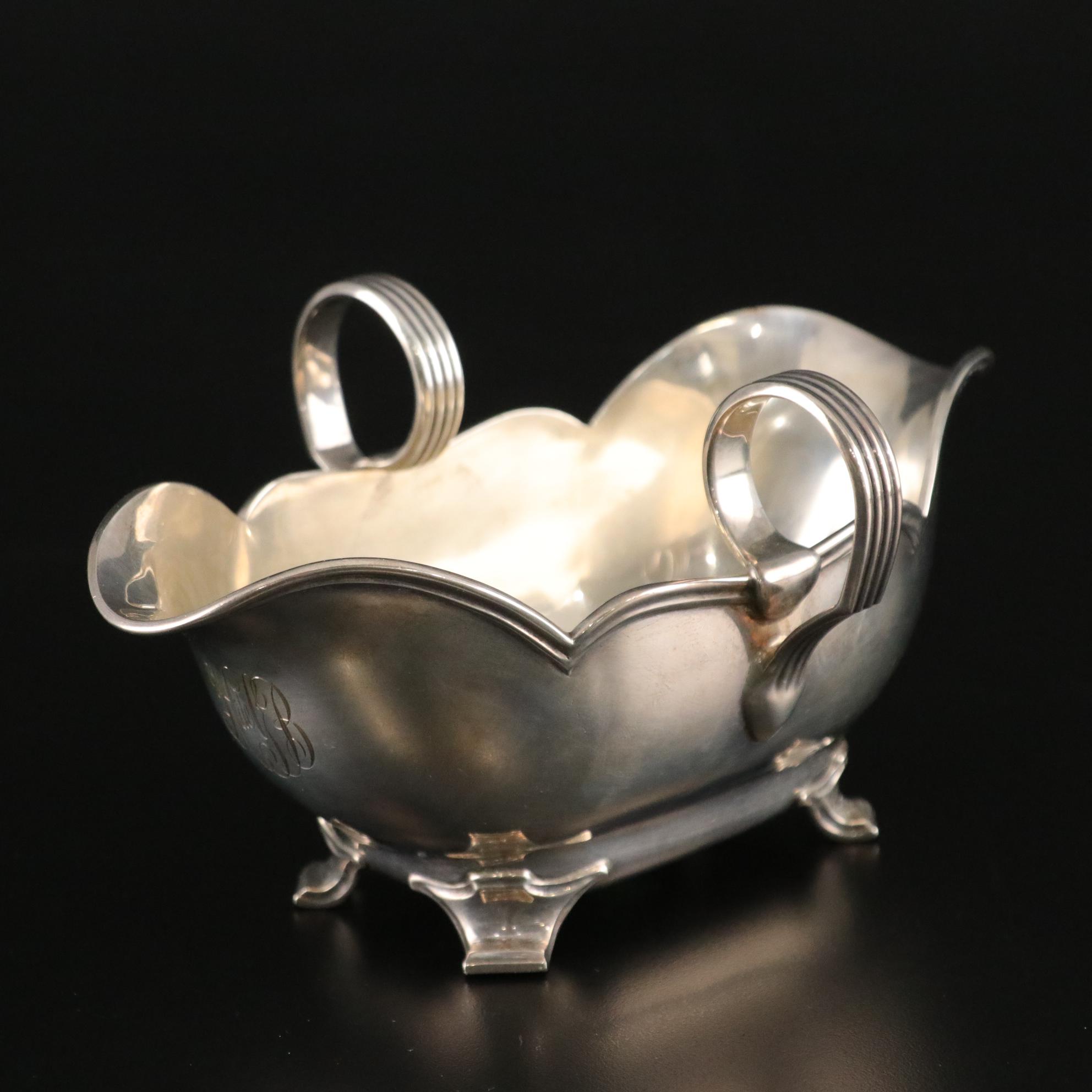 Gorham Sterling Silver Gravy Boat, Early 20th Century