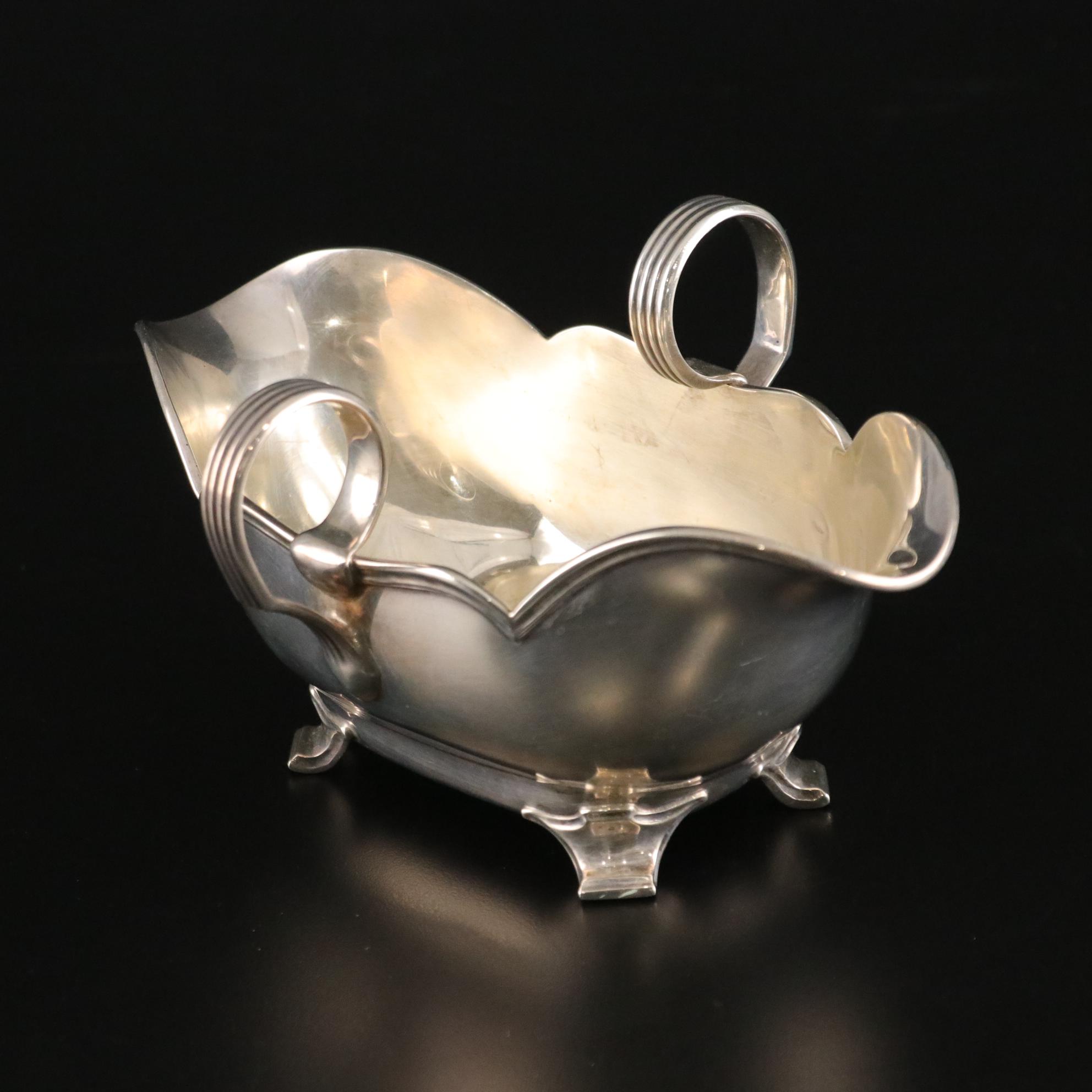 Gorham Sterling Silver Gravy Boat, Early 20th Century
