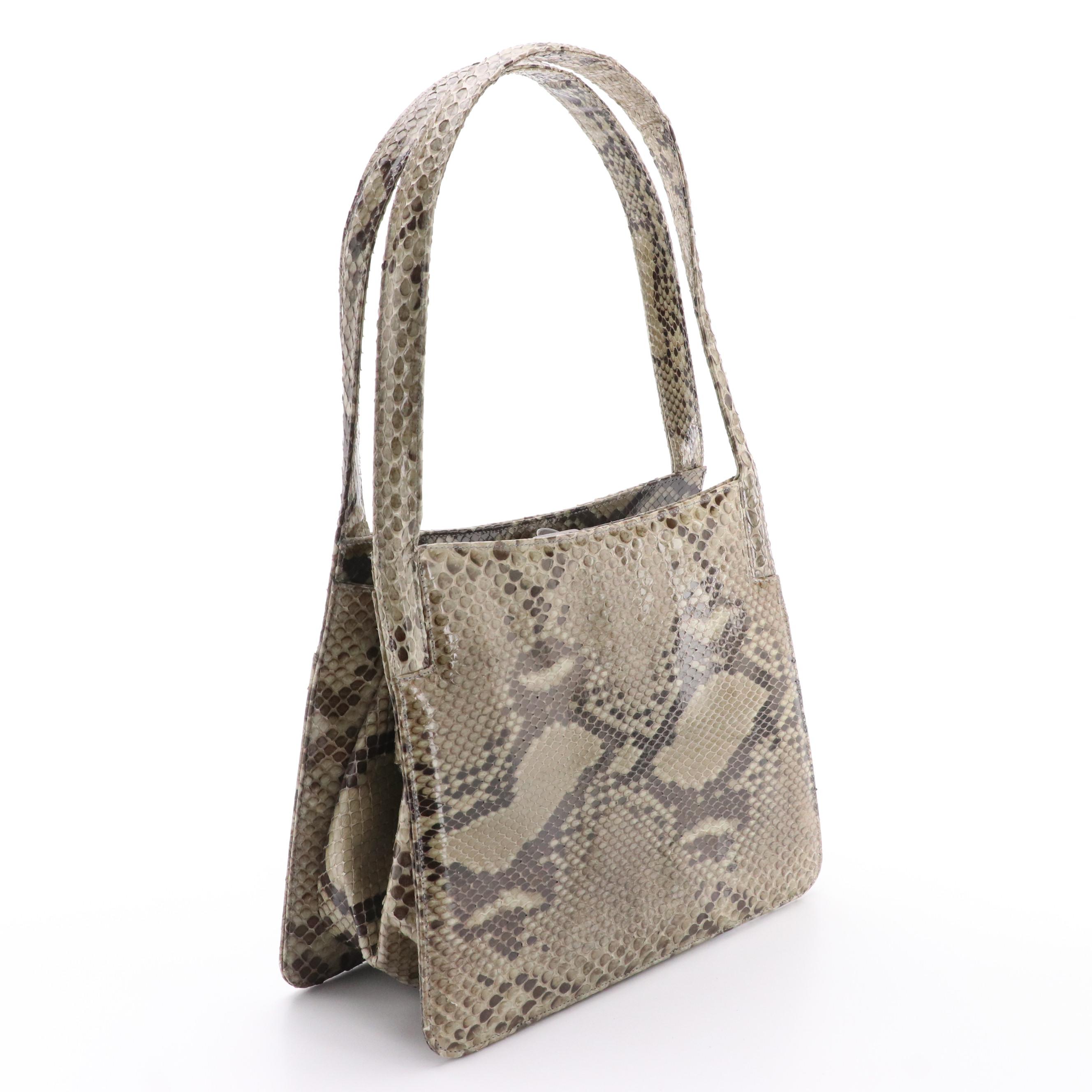 Darby Scott Python Skin Handbag