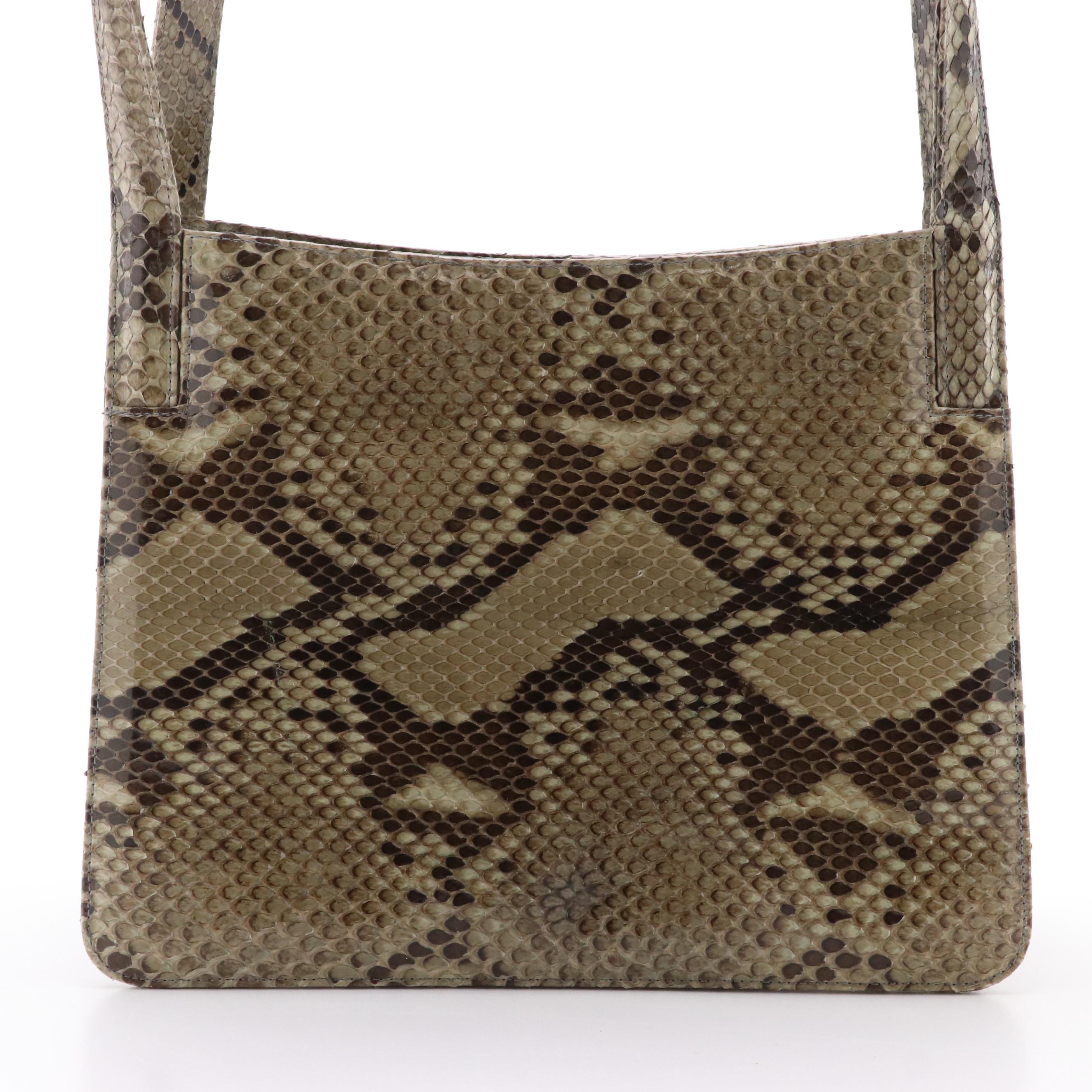 Darby Scott Python Skin Handbag