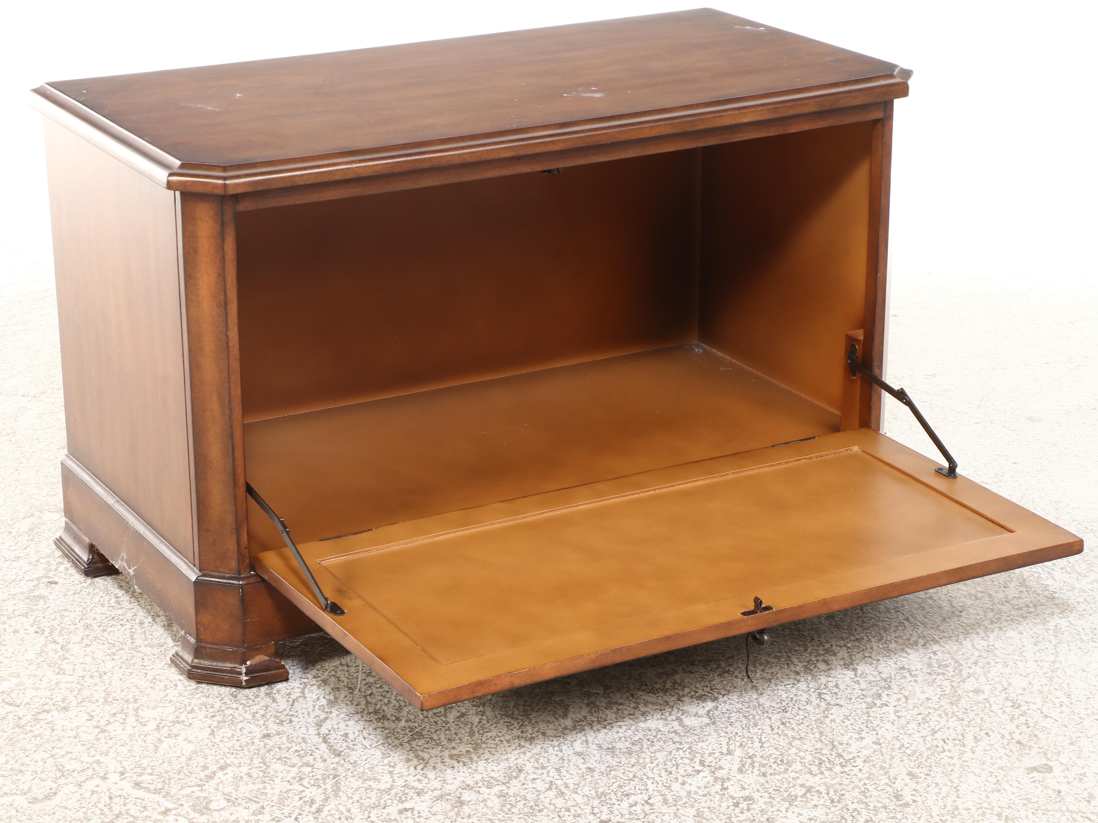 Anglo-Chinese Style Paint-Decorated Wood Chest