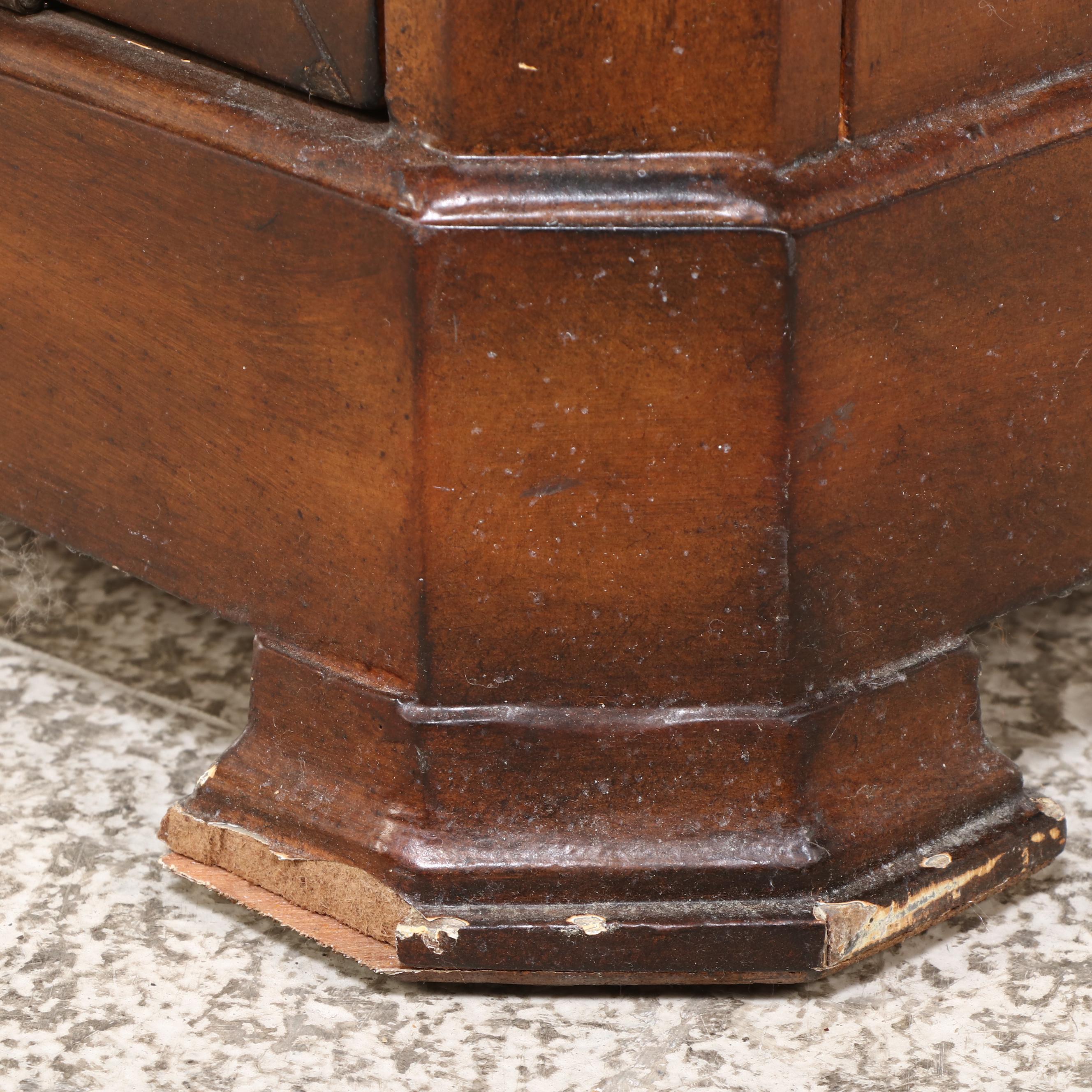 Anglo-Chinese Style Paint-Decorated Wood Chest