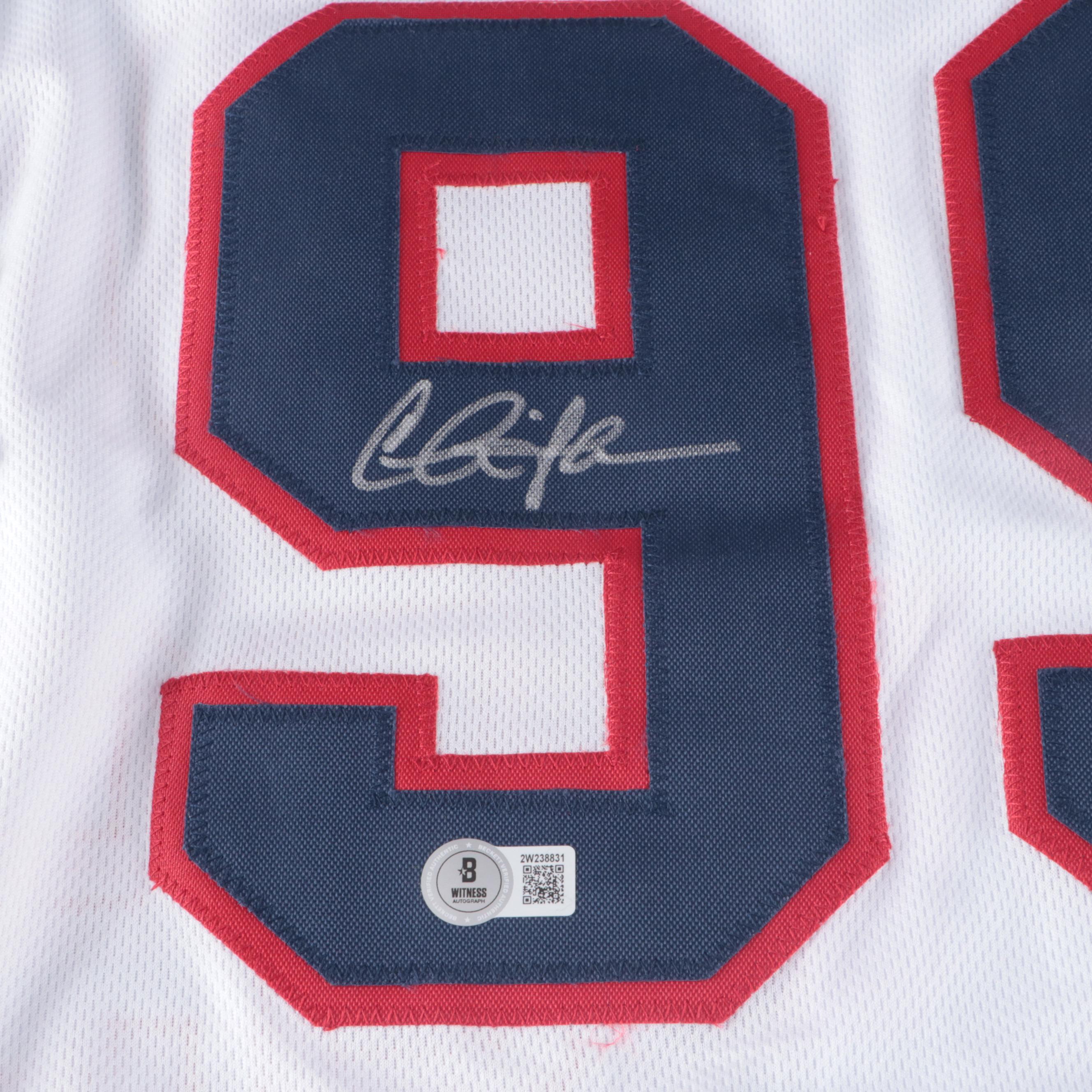 Charlie Sheen Signed "Major League: Ricky Vaughn" Baseball Jersey, Beckett