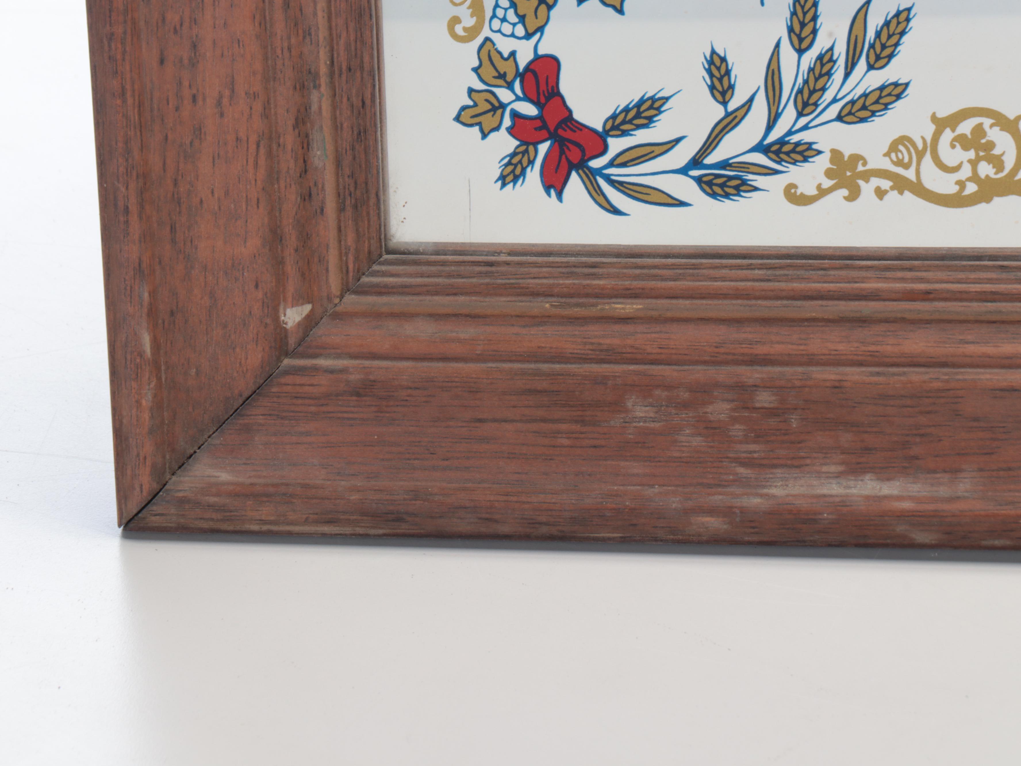 Dakota and Michelob Beer Mirrored Advertising Signs, Late 20th Century