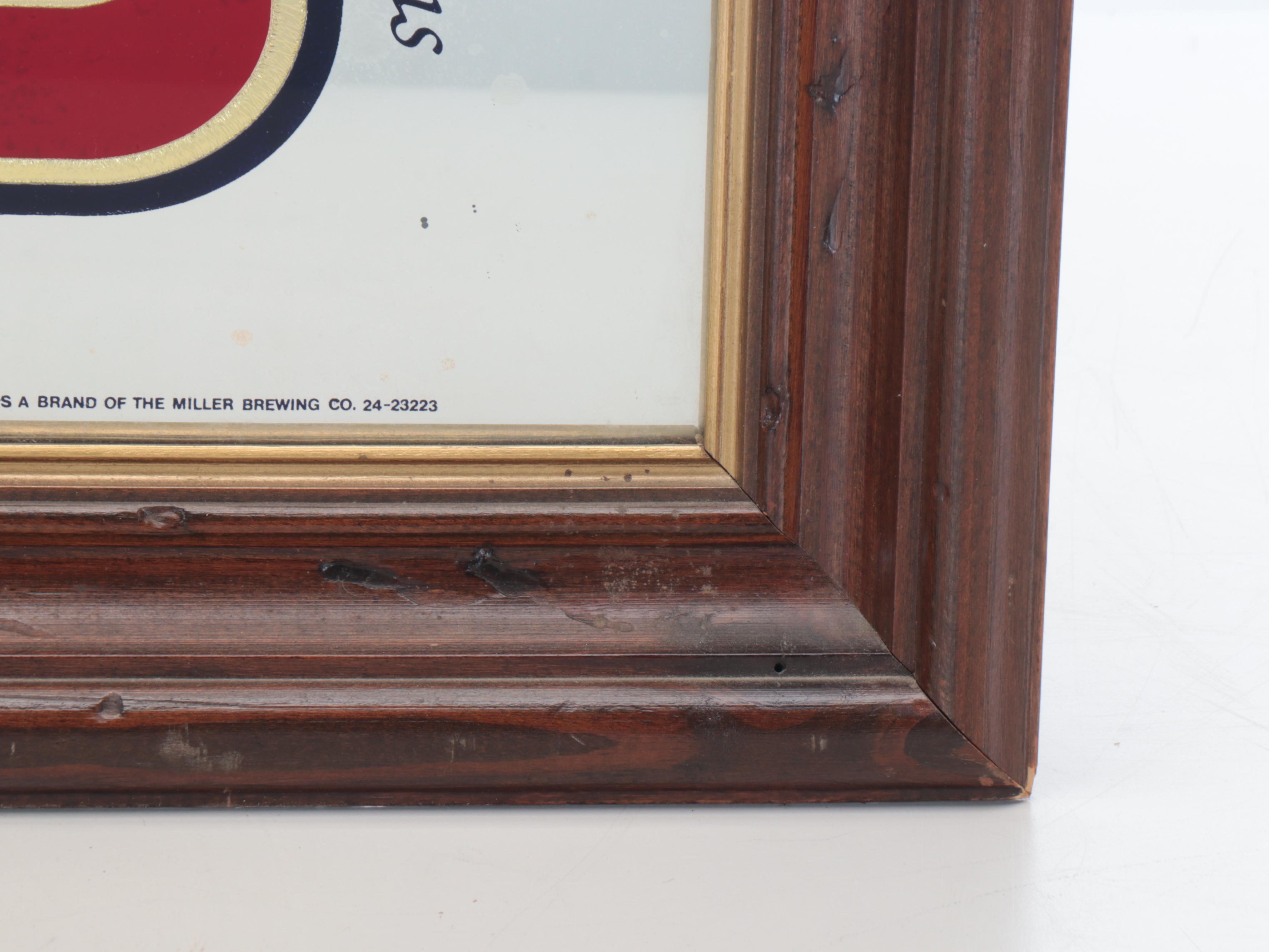 Dakota and Michelob Beer Mirrored Advertising Signs, Late 20th Century