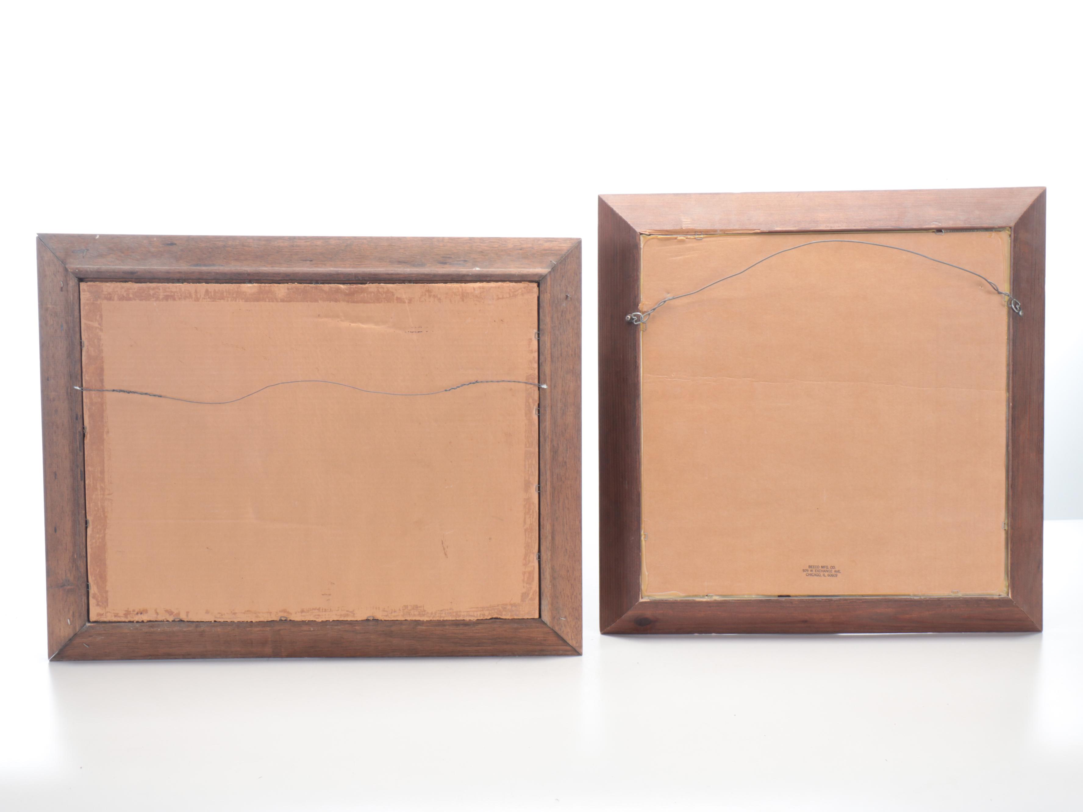 Dakota and Michelob Beer Mirrored Advertising Signs, Late 20th Century