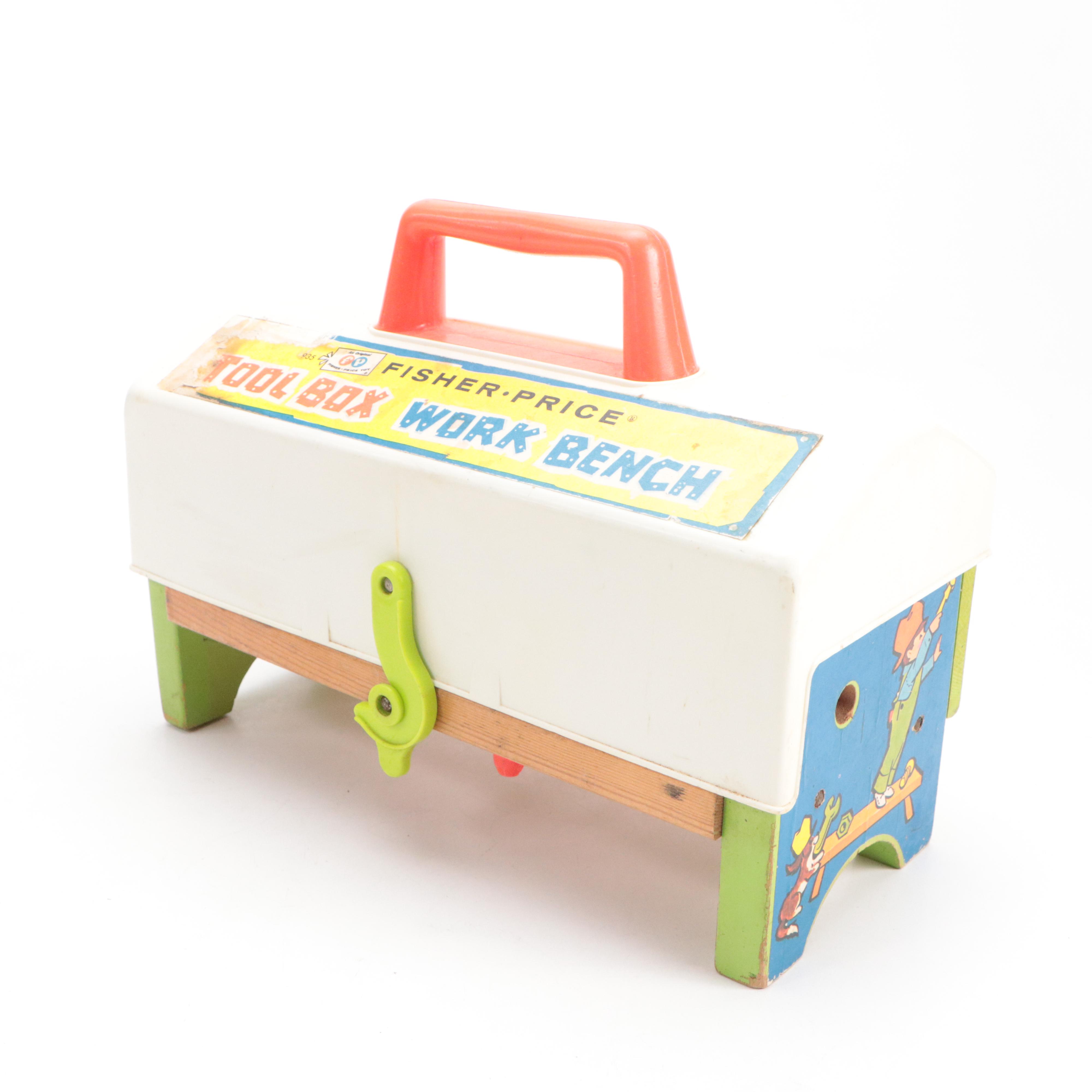 Fisher-Price "Lift & Load Depot," "Jiffy Dump Truck" and Tool Box Toys