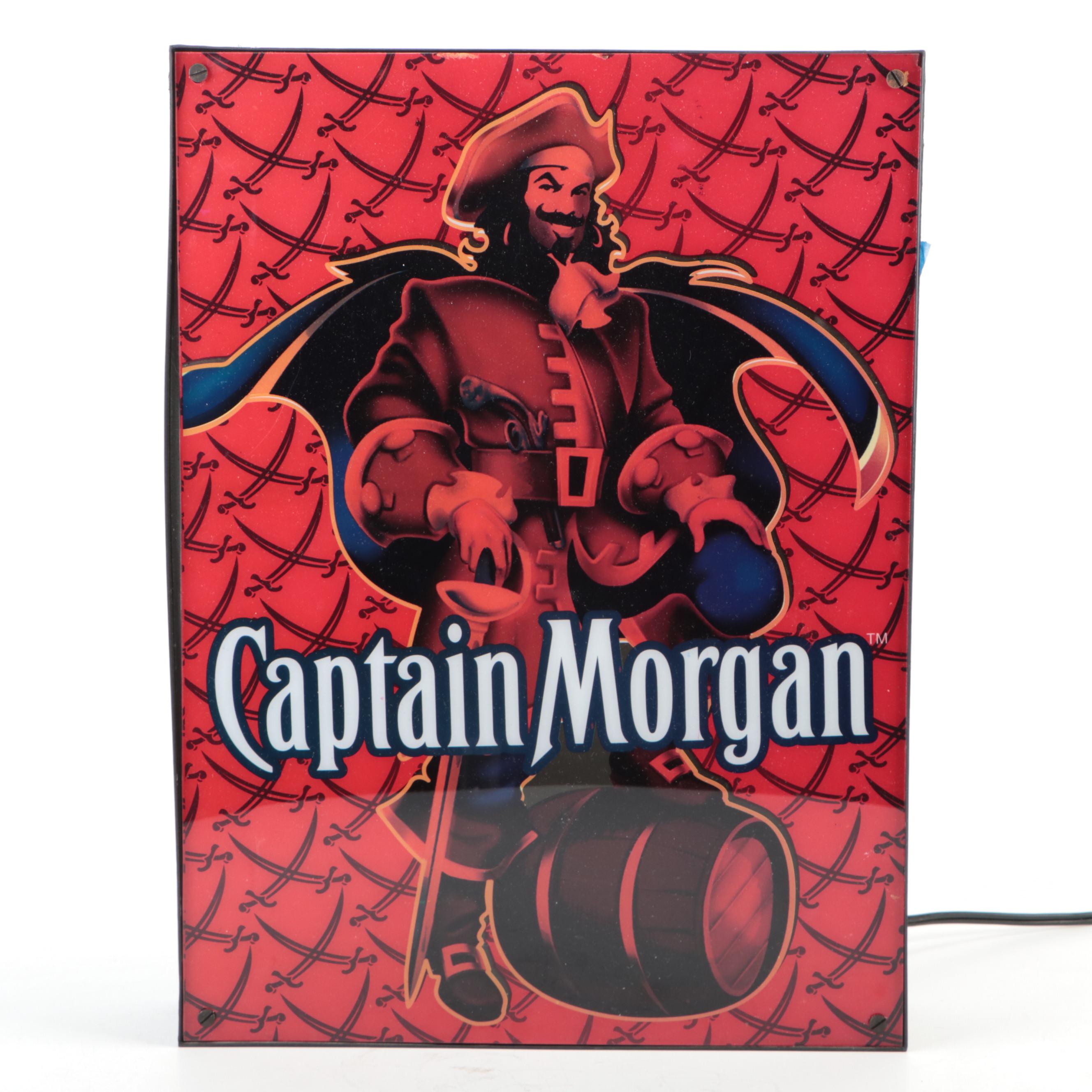 Captain Morgan Rum Illuminated Advertising Sign