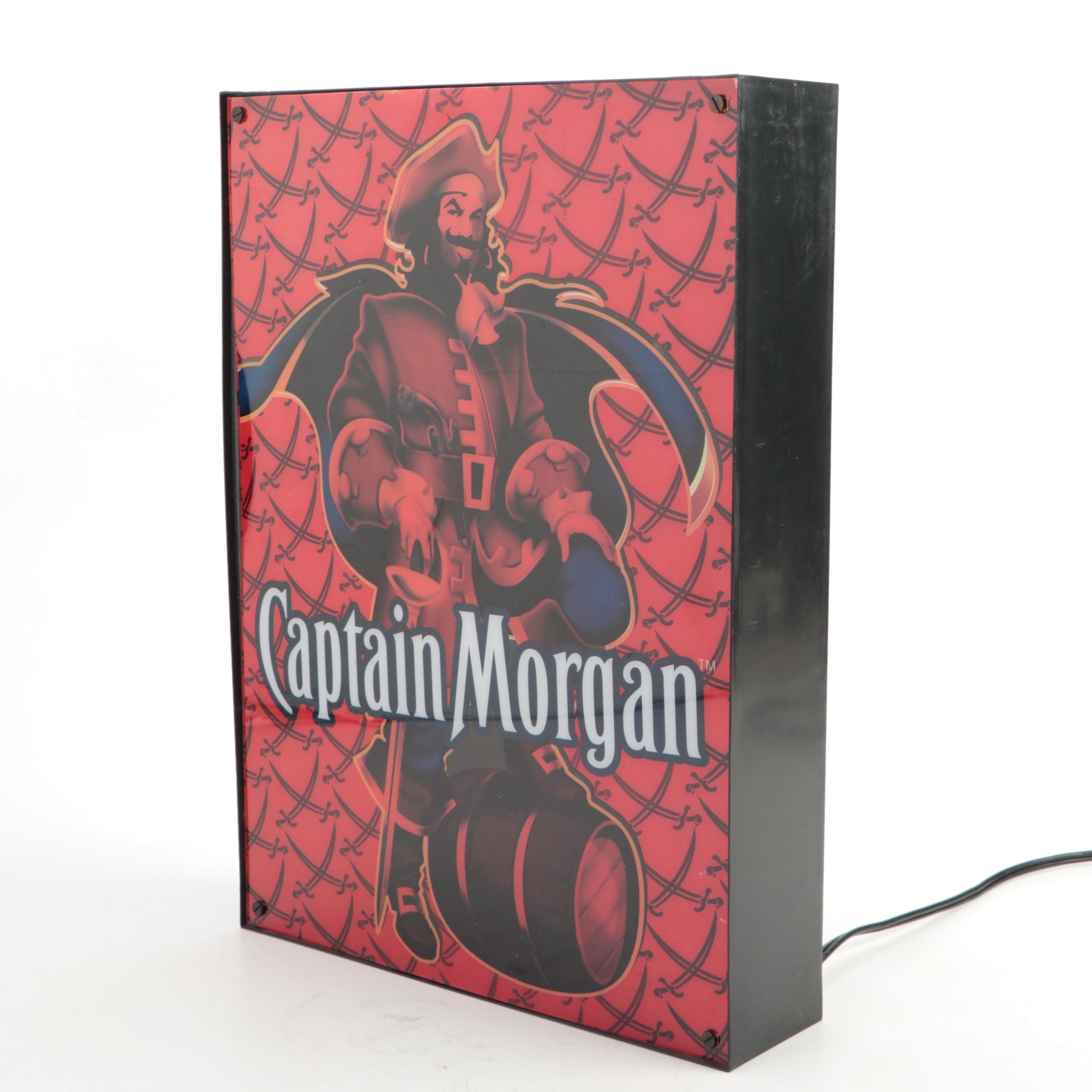Captain Morgan Rum Illuminated Advertising Sign