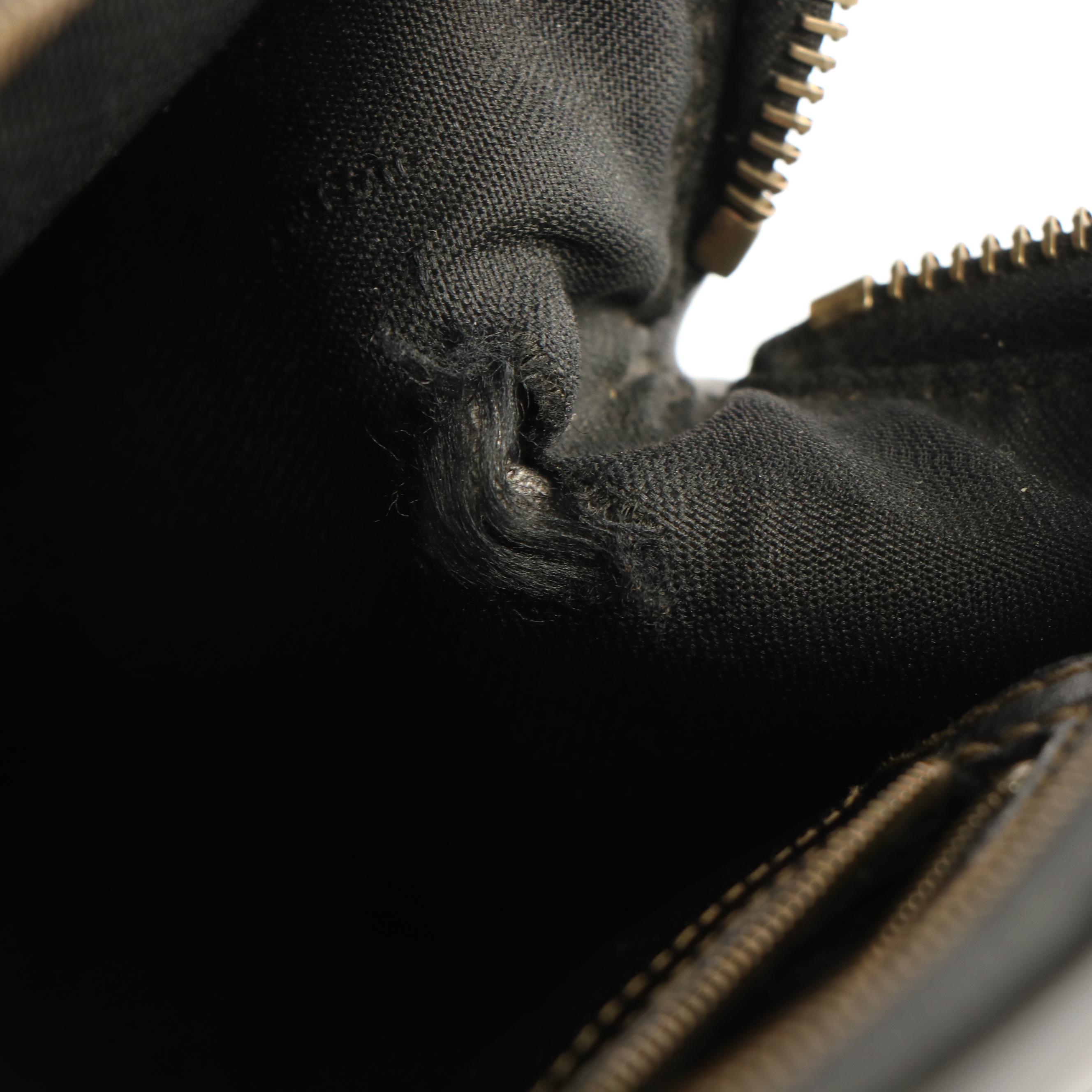 Fendi Pequin Mini Boston Bag in Coated Canvas