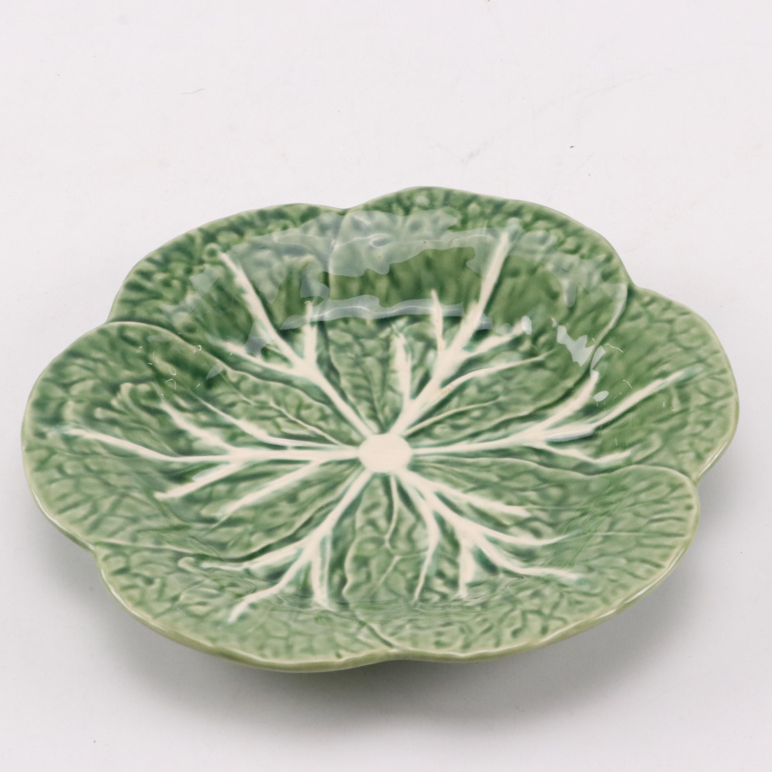 Robinson-Ransbottom "Spongeware Blue" Ceramic Dinner Plate with More Décor