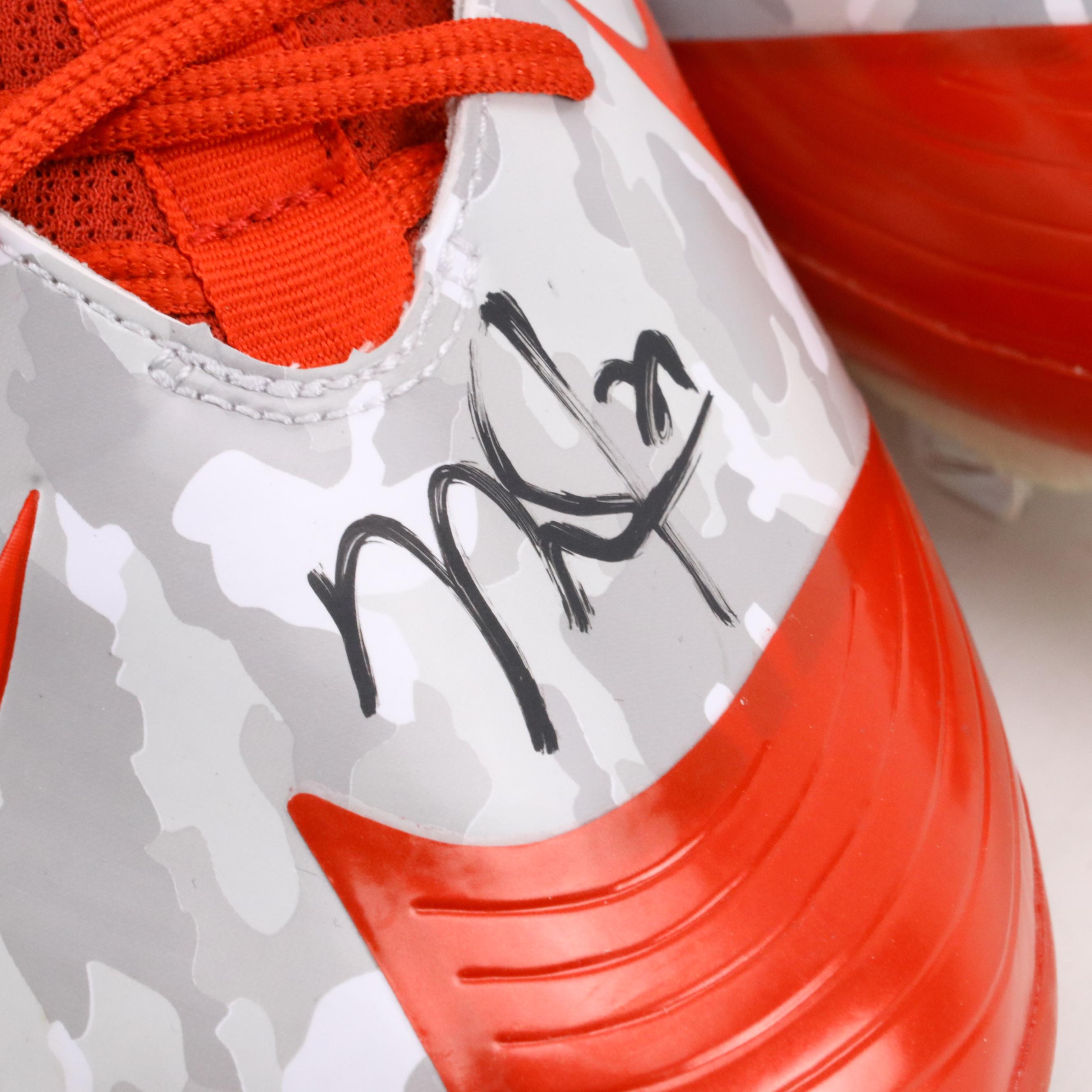 Mike Trout Signed Nike BSBL Flywire Baseball Cleats, MLB Certification