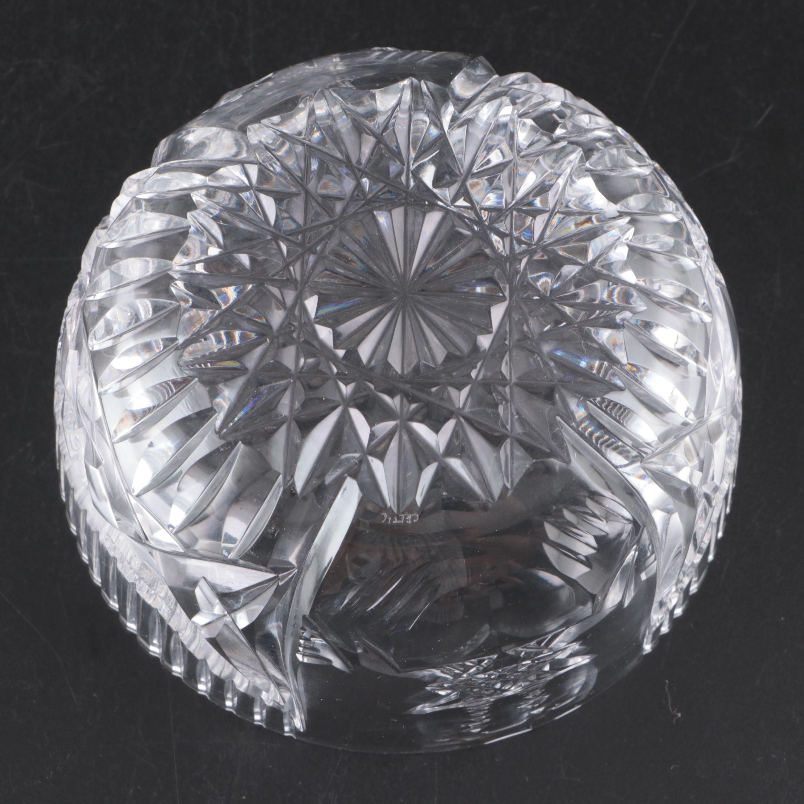 Waterford Crystal "Clare" Stemware with Cut Crystal Bowl