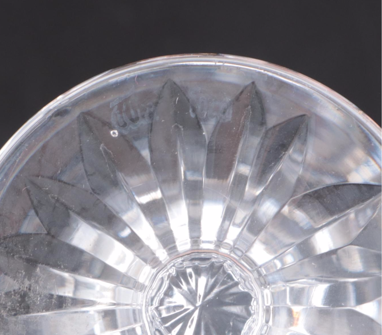 Waterford Crystal "Clare" Stemware with Cut Crystal Bowl