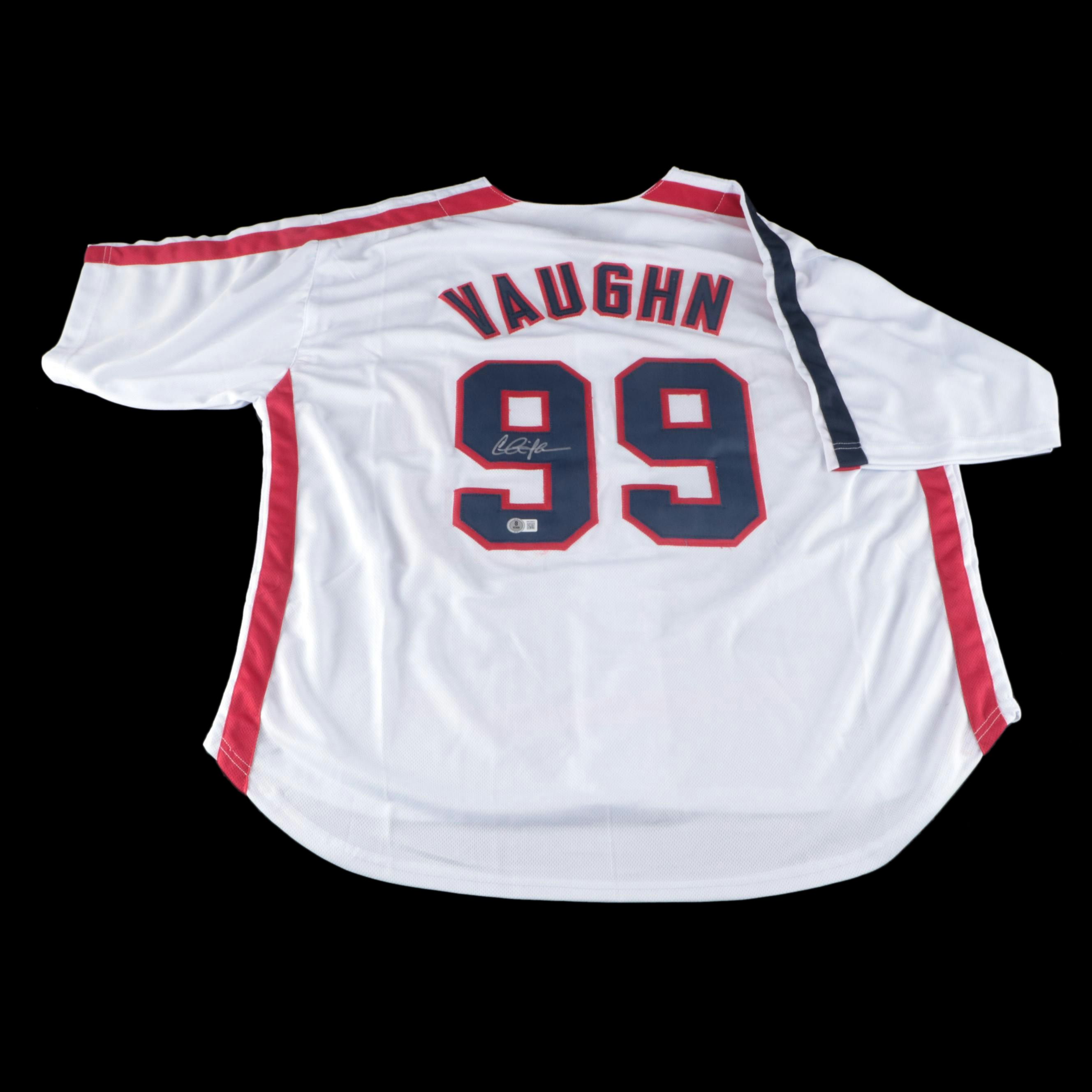 Charlie Sheen Signed "Major League: Ricky Vaughn" Baseball Jersey, Beckett