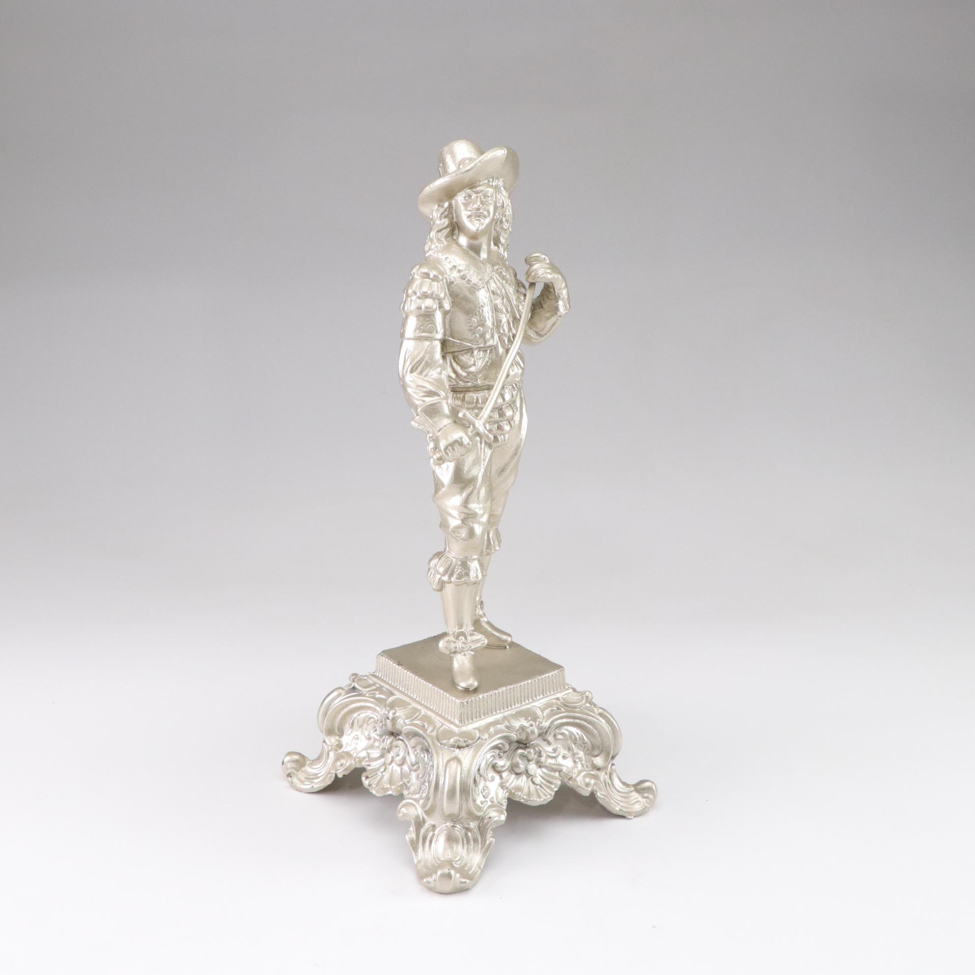 Cast Spelter Don Juan & Gentleman Statues