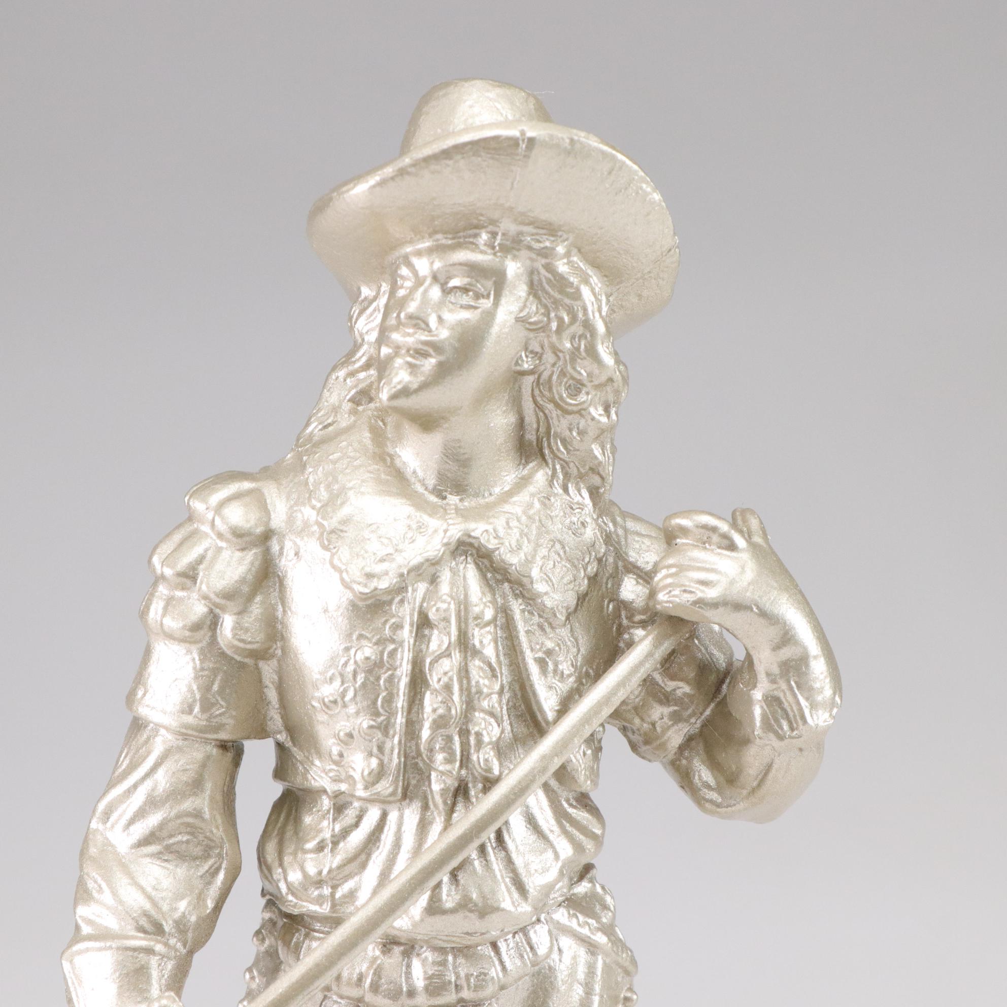 Cast Spelter Don Juan & Gentleman Statues